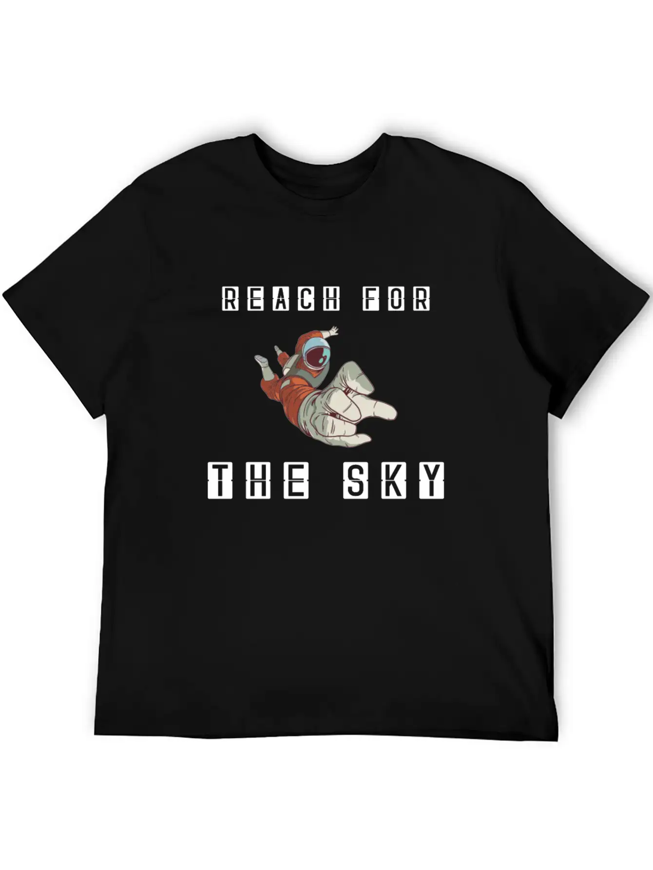 Astronaut / Space : Reach For The Sky Unisex Casual T-Shirt – Clean Design For Daily Comfort