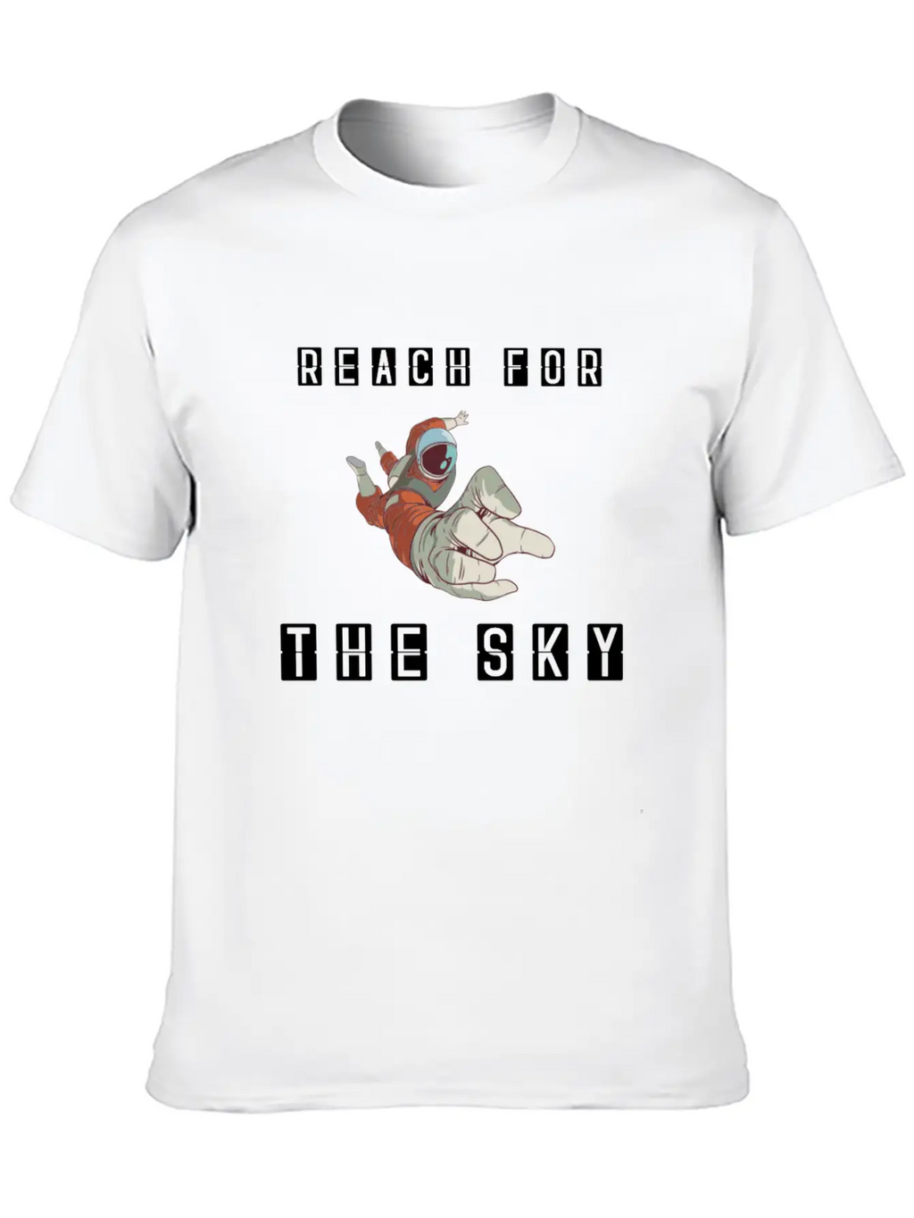 Astronaut / Space : Reach For The Sky Unisex Casual T-Shirt – Clean Design For Daily Comfort