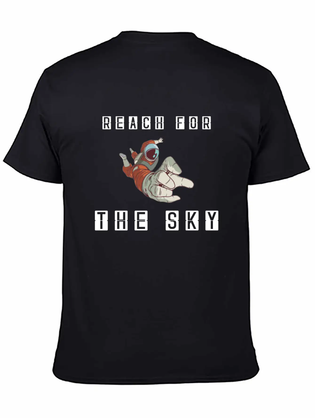 Astronaut / Space : Reach For The Sky Unisex Casual T-Shirt – Clean Design For Daily Comfort
