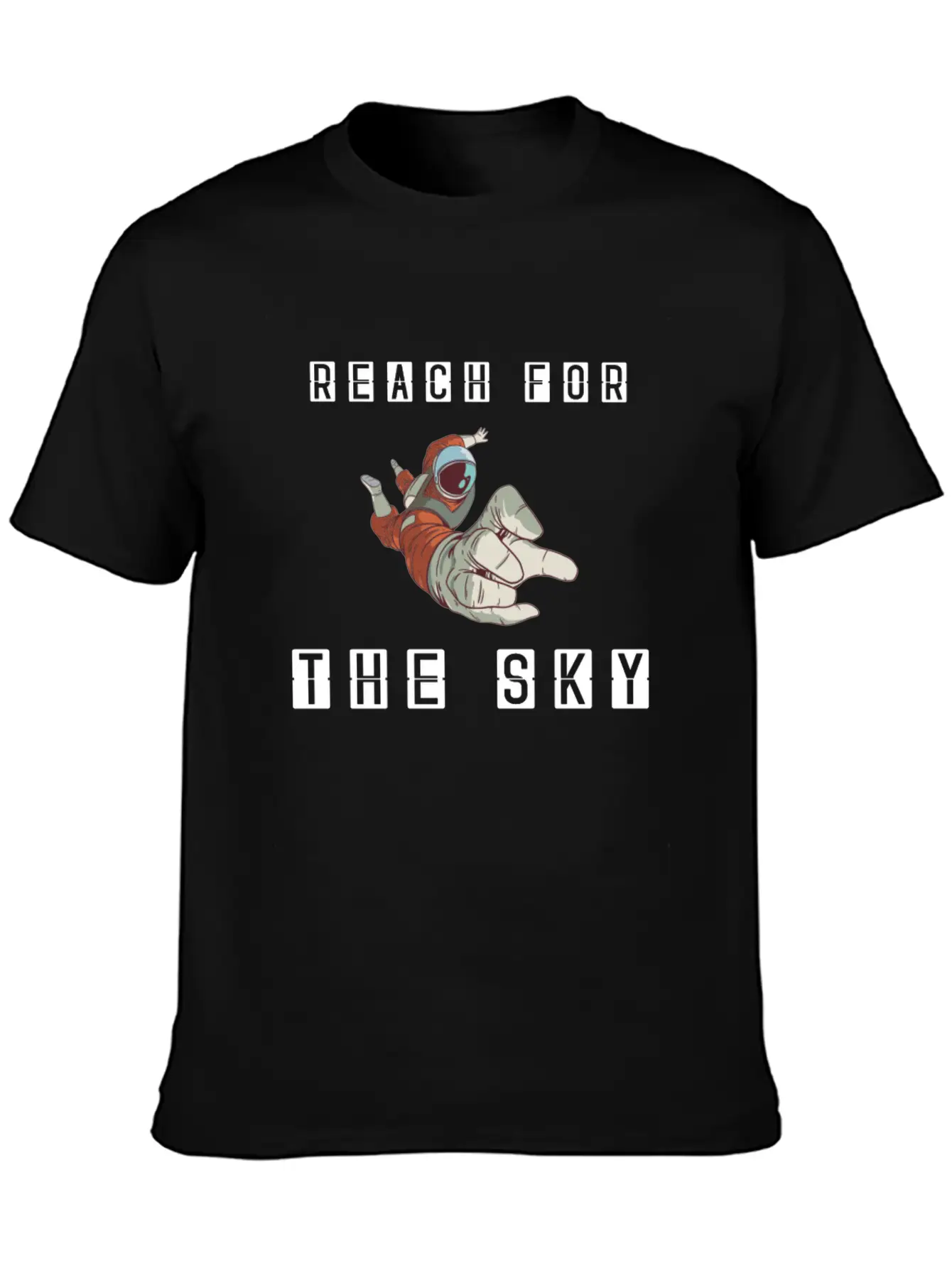 Astronaut / Space : Reach For The Sky Unisex Casual T-Shirt – Clean Design For Daily Comfort