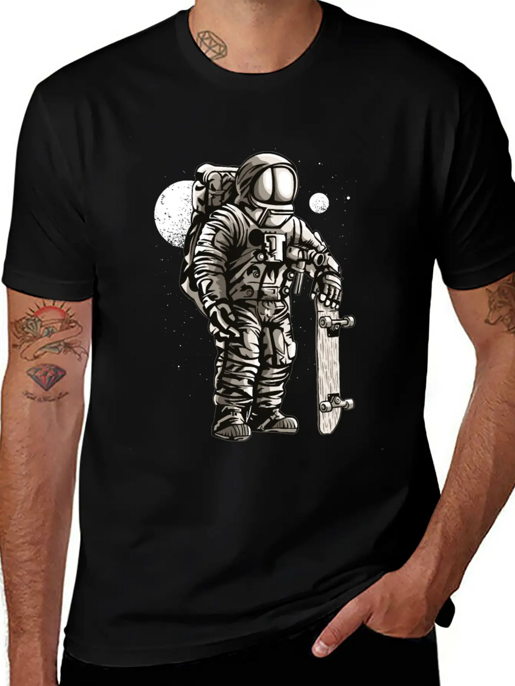 Astronaut Space Space Ship Outer Space Classic Cotton Tee – Unisex Comfort For Any Season