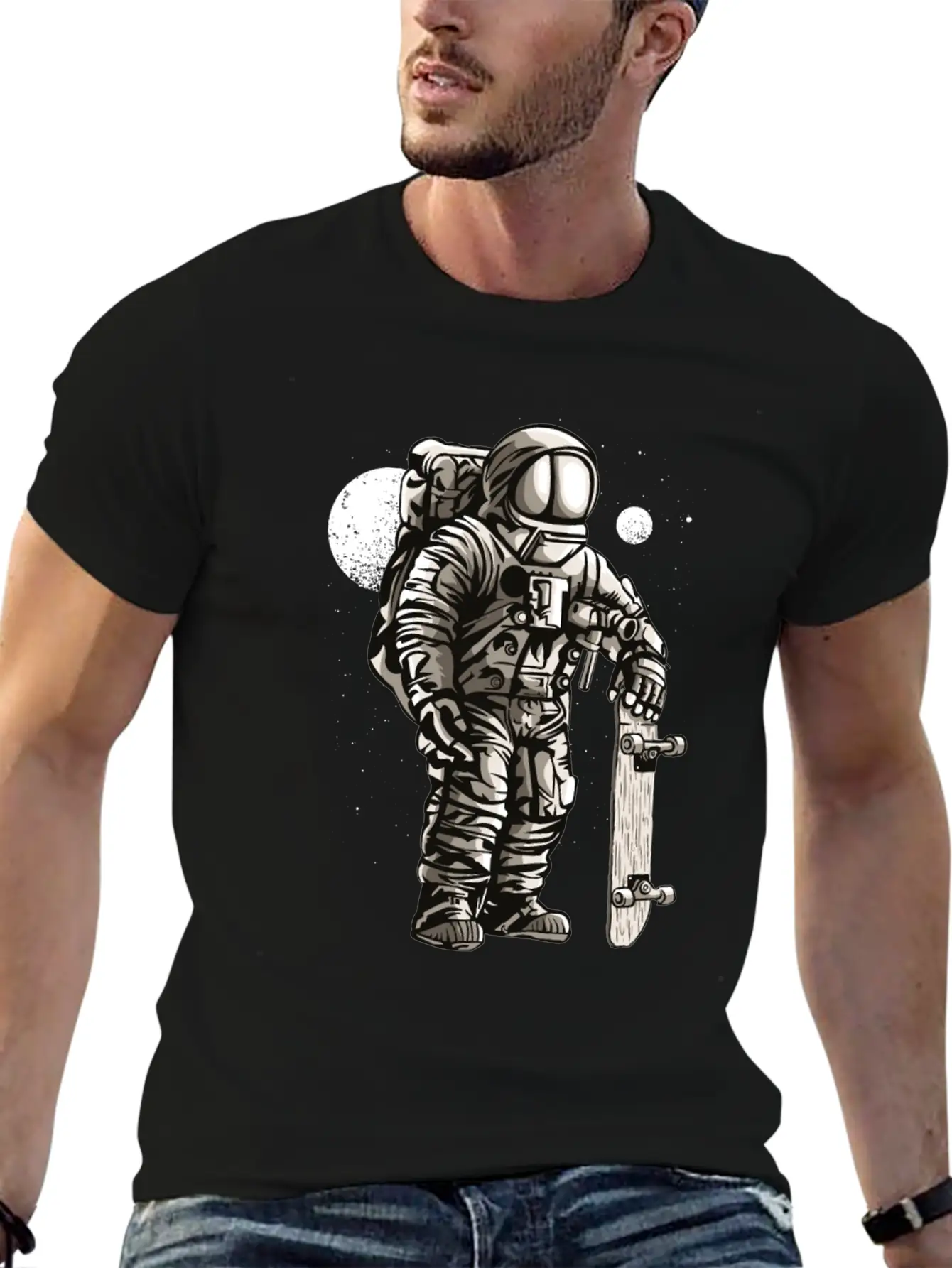 Astronaut Space Space Ship Outer Space Classic Cotton Tee – Unisex Comfort For Any Season