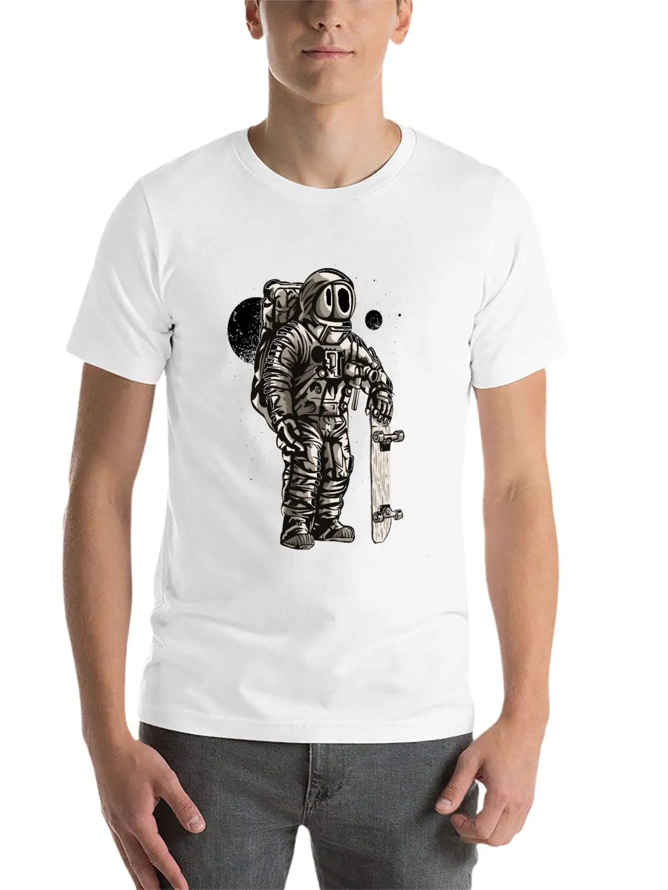 Astronaut Space Space Ship Outer Space Classic Cotton Tee – Unisex Comfort For Any Season
