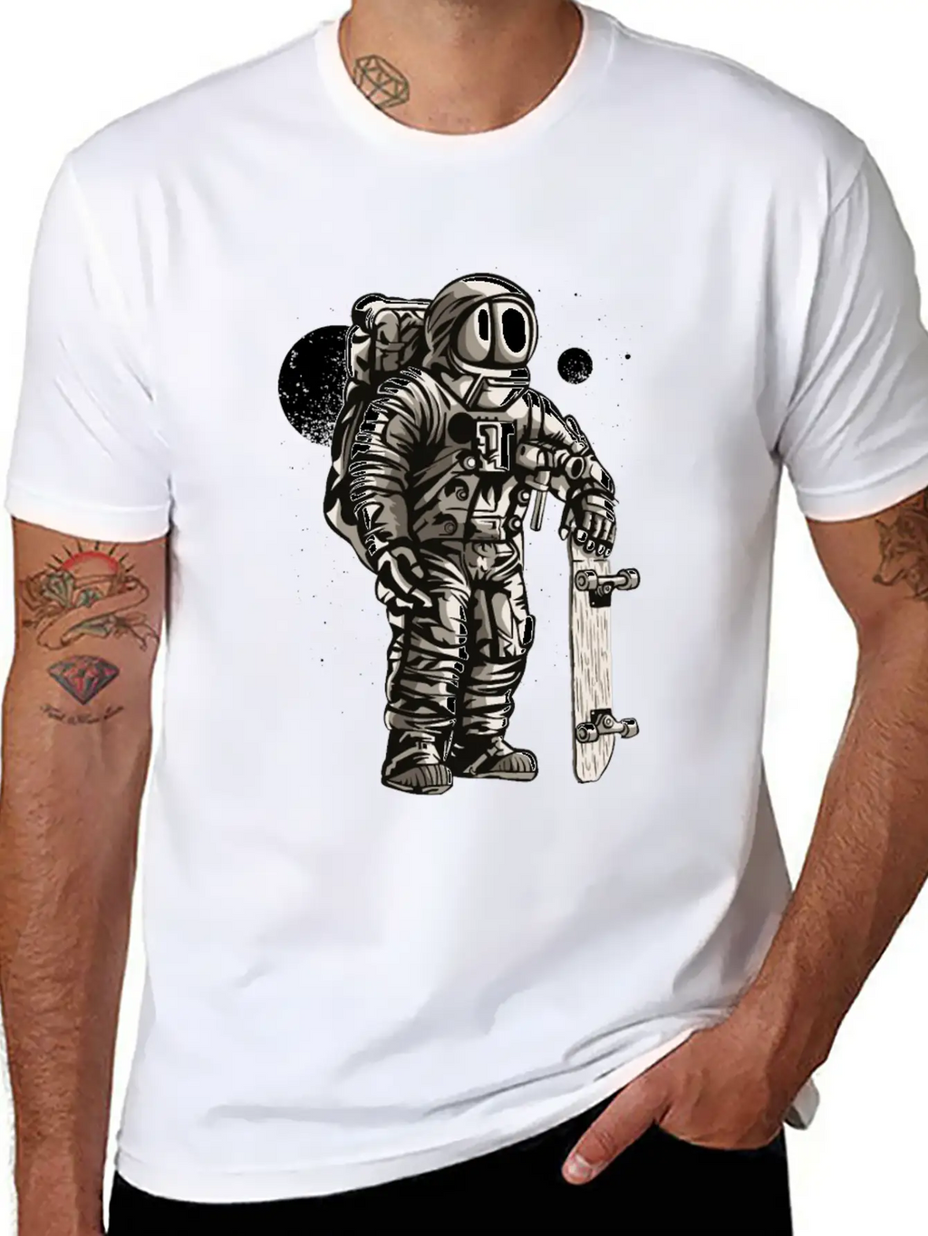 Astronaut Space Space Ship Outer Space Classic Cotton Tee – Unisex Comfort For Any Season