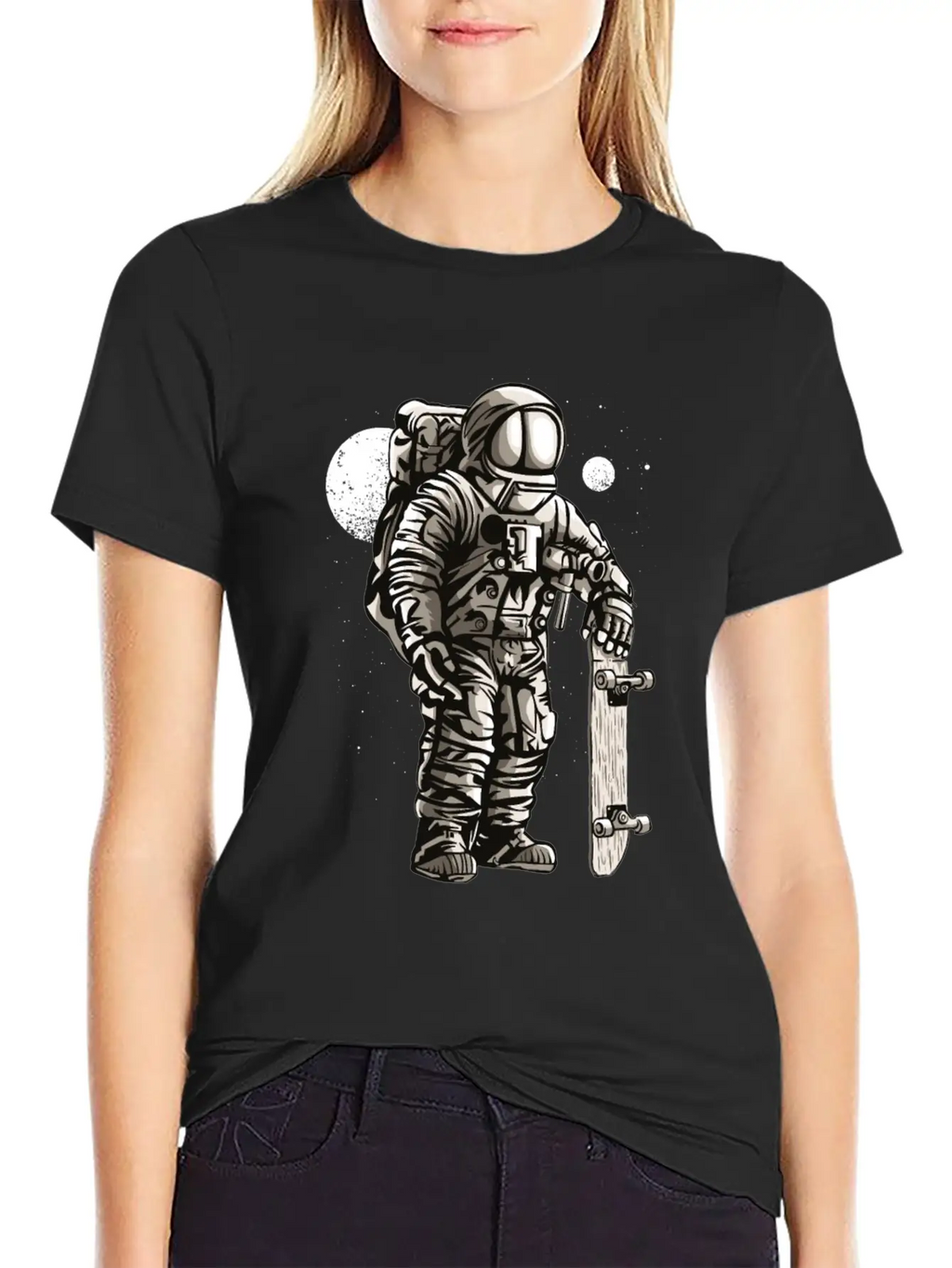 Astronaut Space Space Ship Outer Space Classic Cotton Tee – Unisex Comfort For Any Season