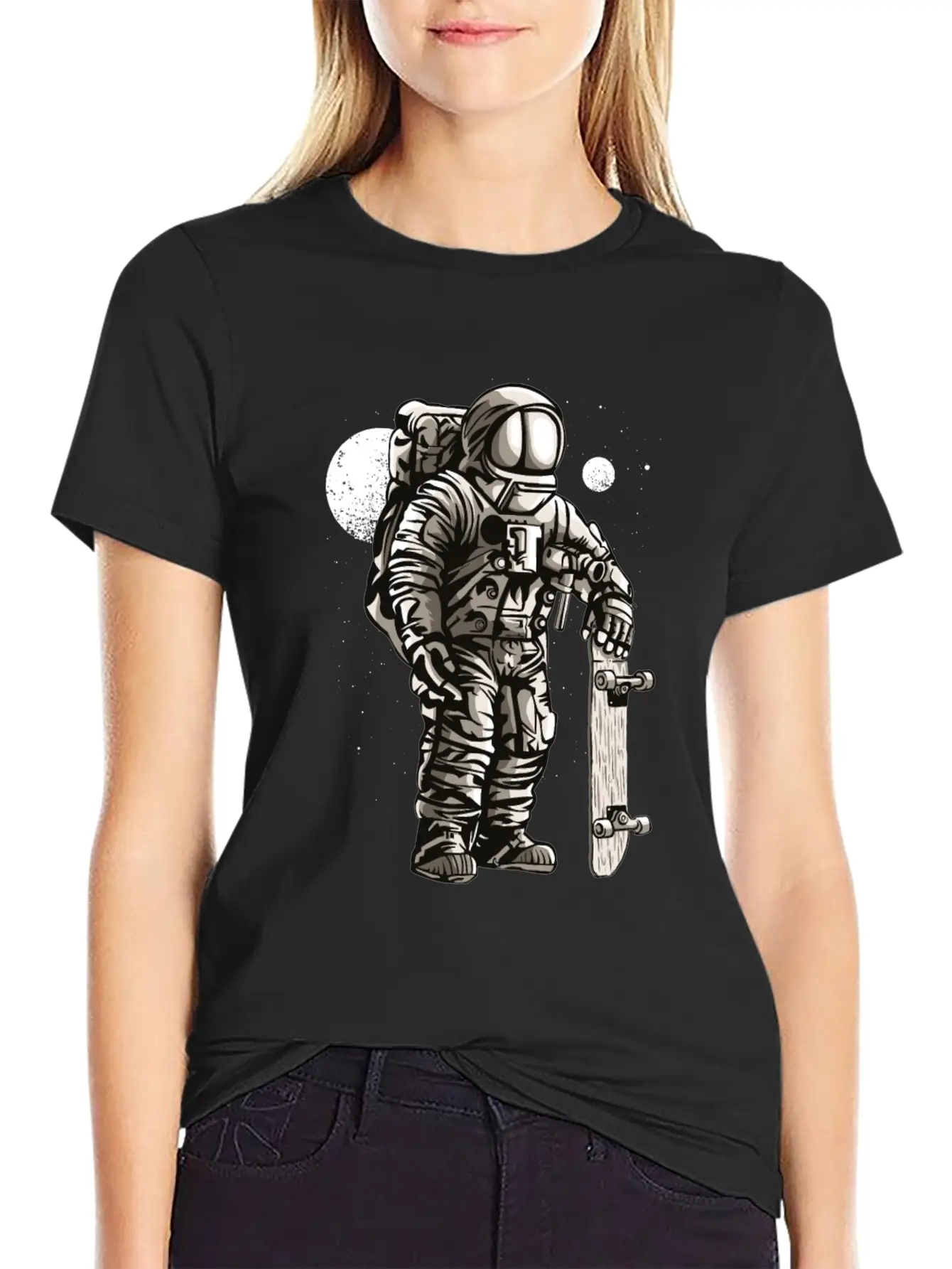 Astronaut Space Space Ship Outer Space Classic Cotton Tee – Unisex Comfort For Any Season