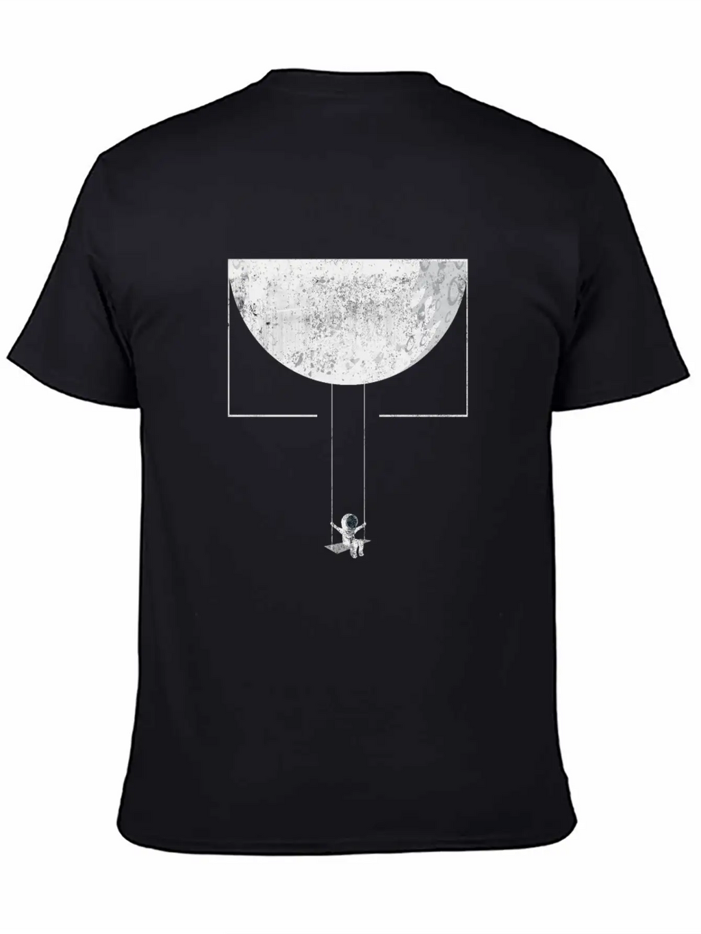 Astronaut With Swing In Space & Planets Modern Fit Casual T-Shirt – Clean And Versatile Design