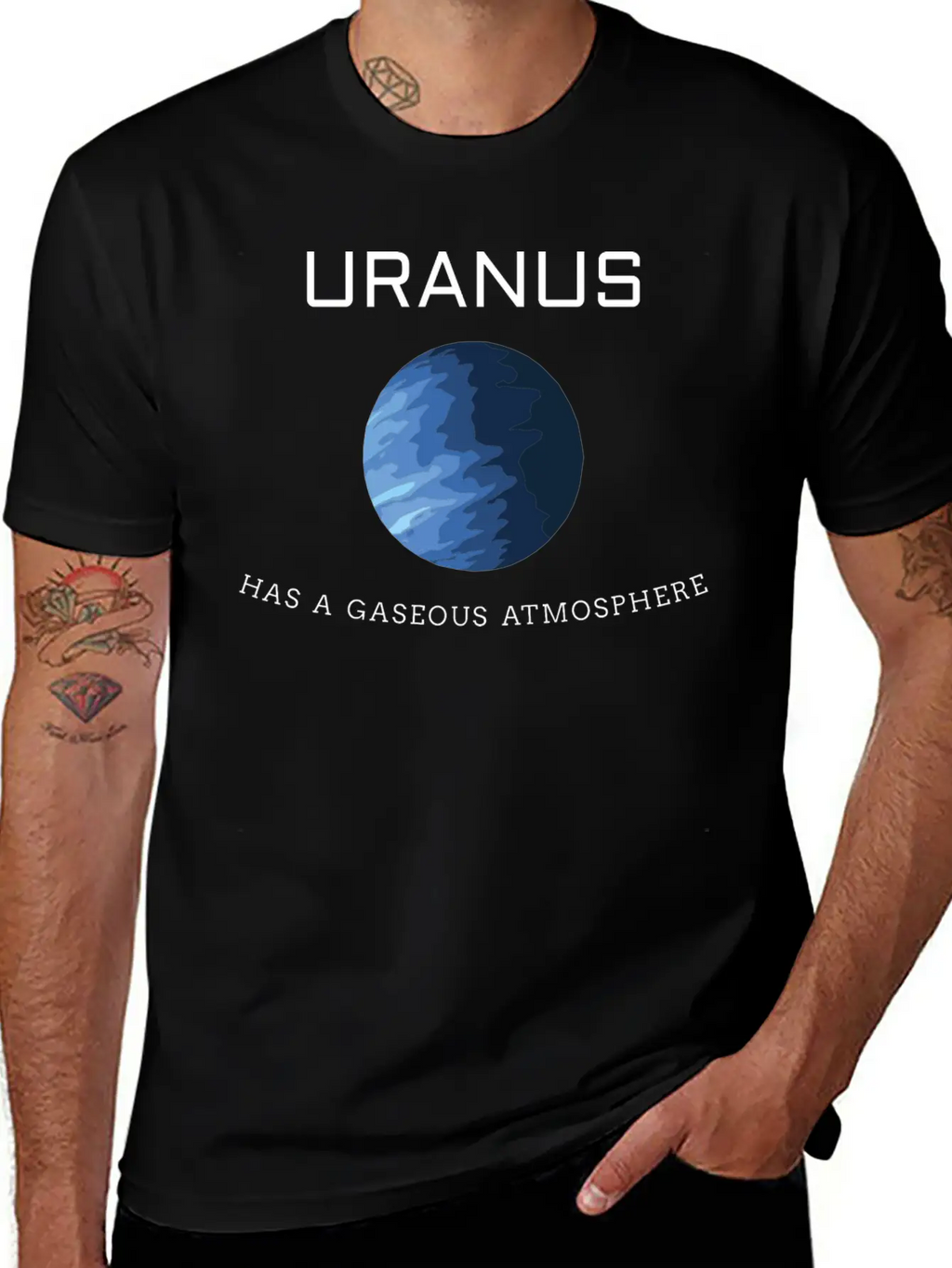 ASTRONOMY / FUNNY STATEMENT: Gaseous Atmosphere Classic Cotton Tee – Unisex Comfort For Any Season