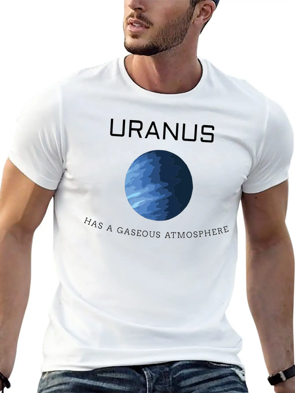 ASTRONOMY / FUNNY STATEMENT: Gaseous Atmosphere Classic Cotton Tee – Unisex Comfort For Any Season