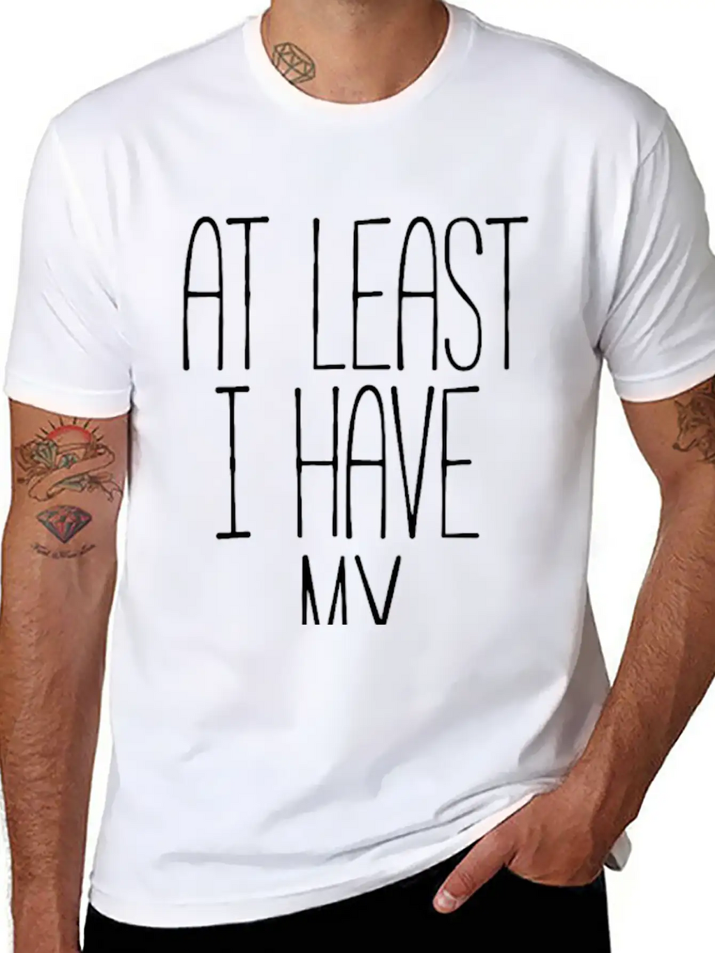 At Least I Have My Wine! Timeless Short Sleeve Tee – Comfy And Minimalist Design