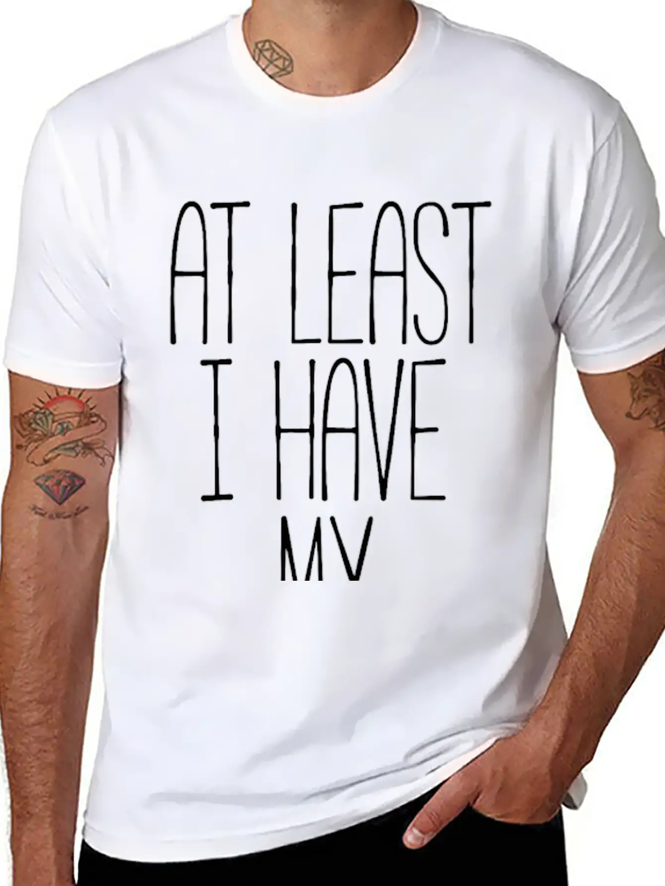 At Least I Have My Wine! Timeless Short Sleeve Tee – Comfy And Minimalist Design