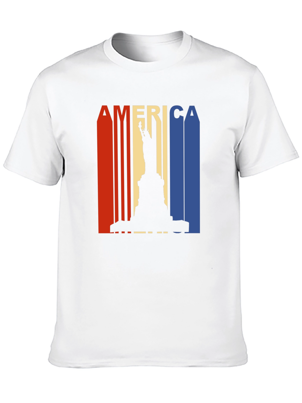 Patriotic America Statue of Liberty Graphic Tee