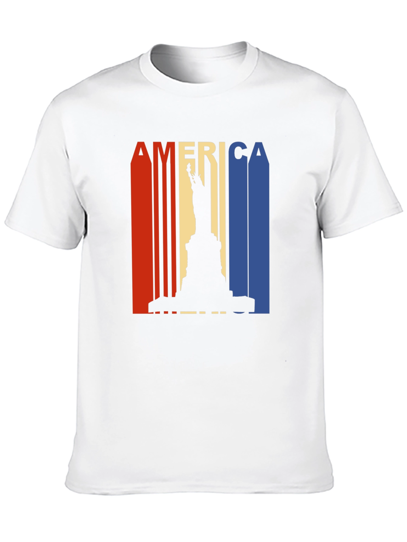 Patriotic America Statue of Liberty Graphic Tee