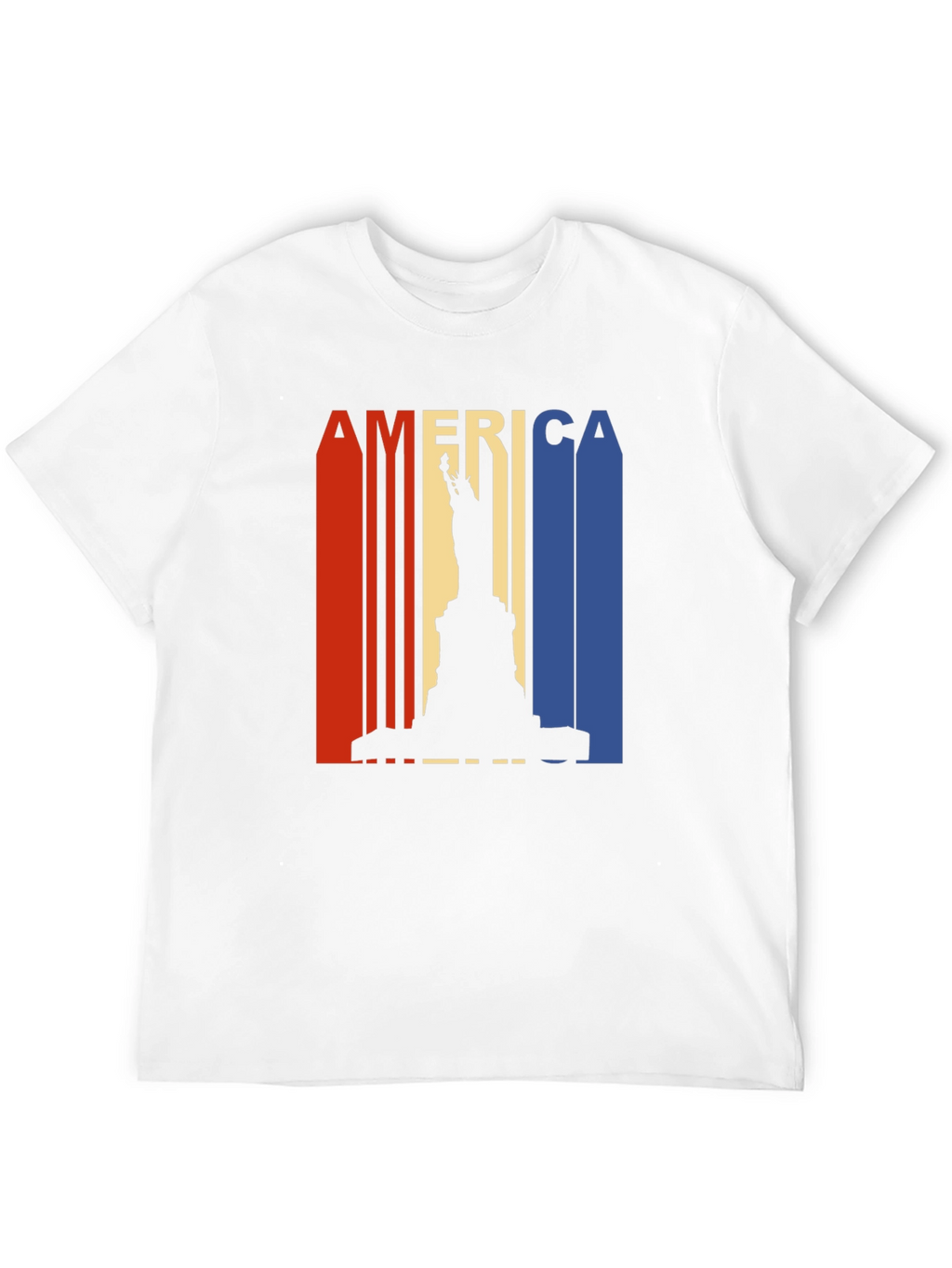 Patriotic America Statue of Liberty Graphic Tee