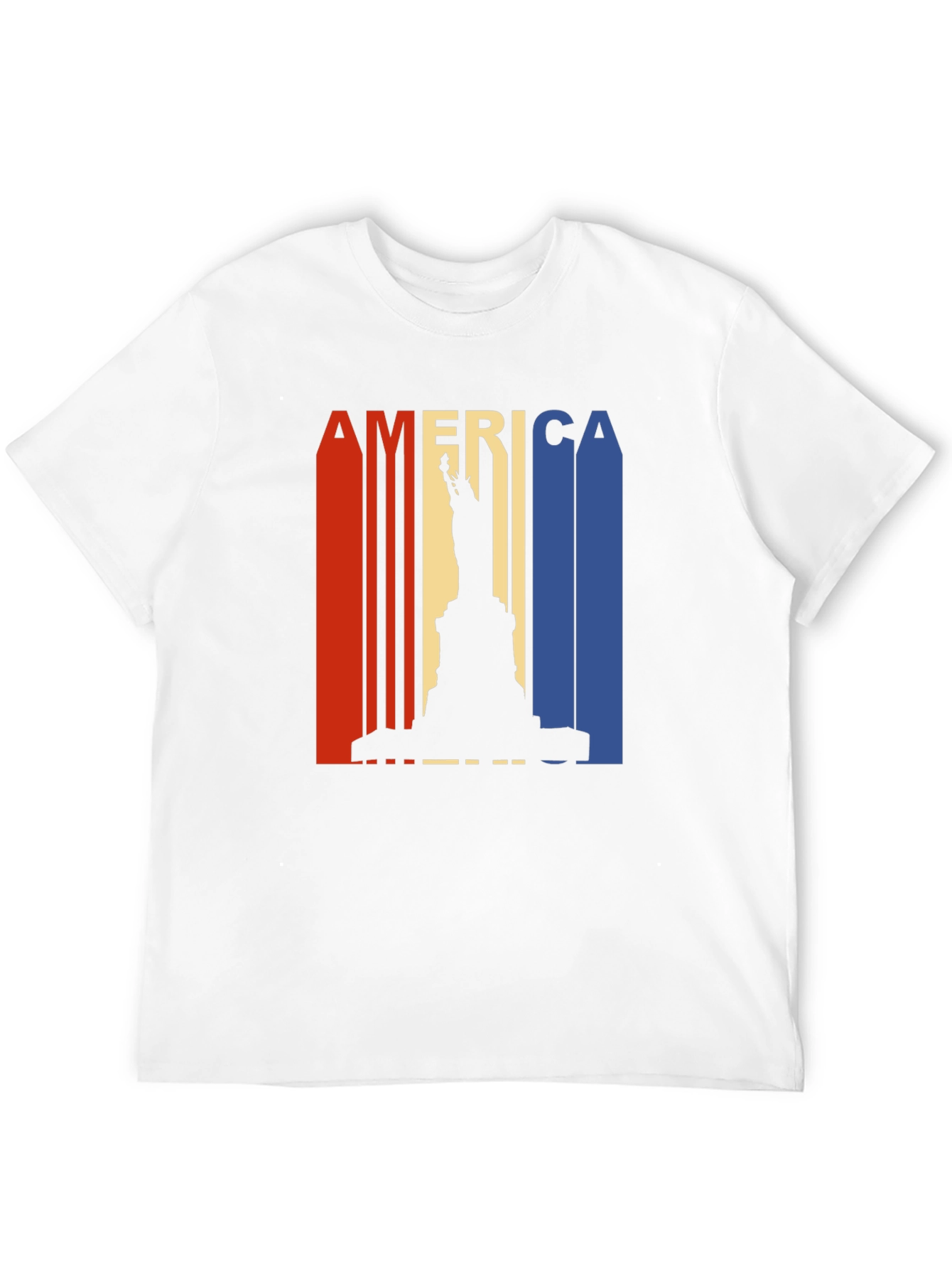 Patriotic America Statue of Liberty Graphic Tee