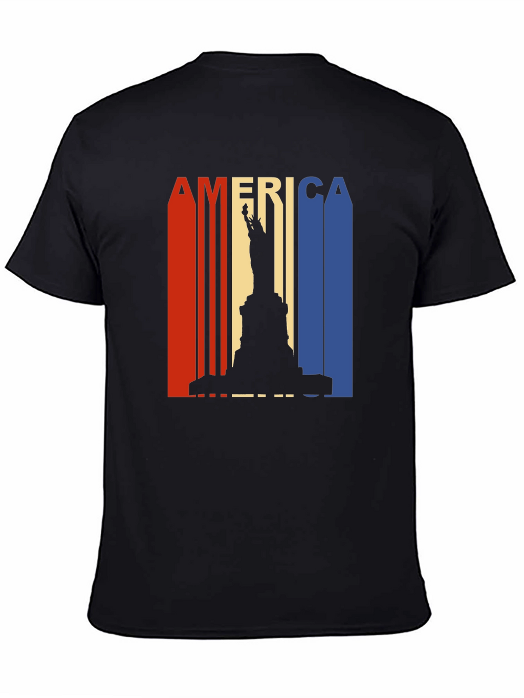 Patriotic America Statue of Liberty Graphic Tee