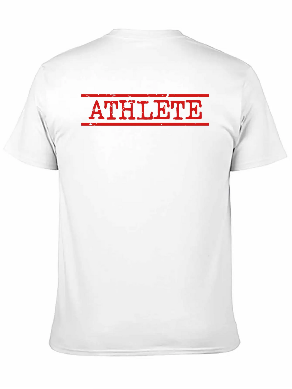 Athlete Distressed Essential Cotton Tee For Daily Outfits – Unisex Style