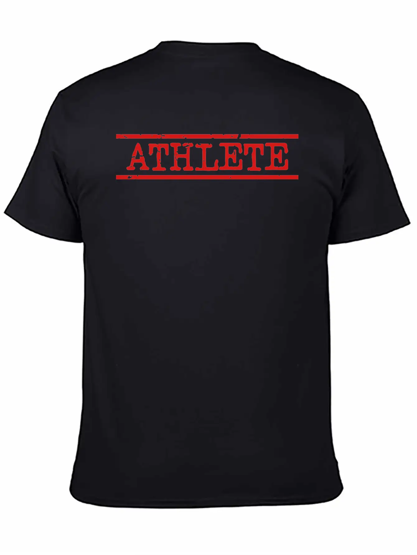 Athlete Distressed Essential Cotton Tee For Daily Outfits – Unisex Style