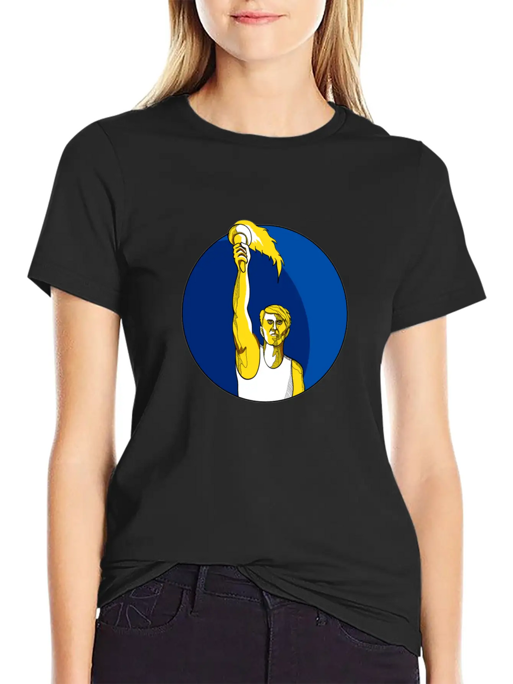 Athlete With Flaming Relaxed Everyday Tee – Lightweight And Durable Cotton