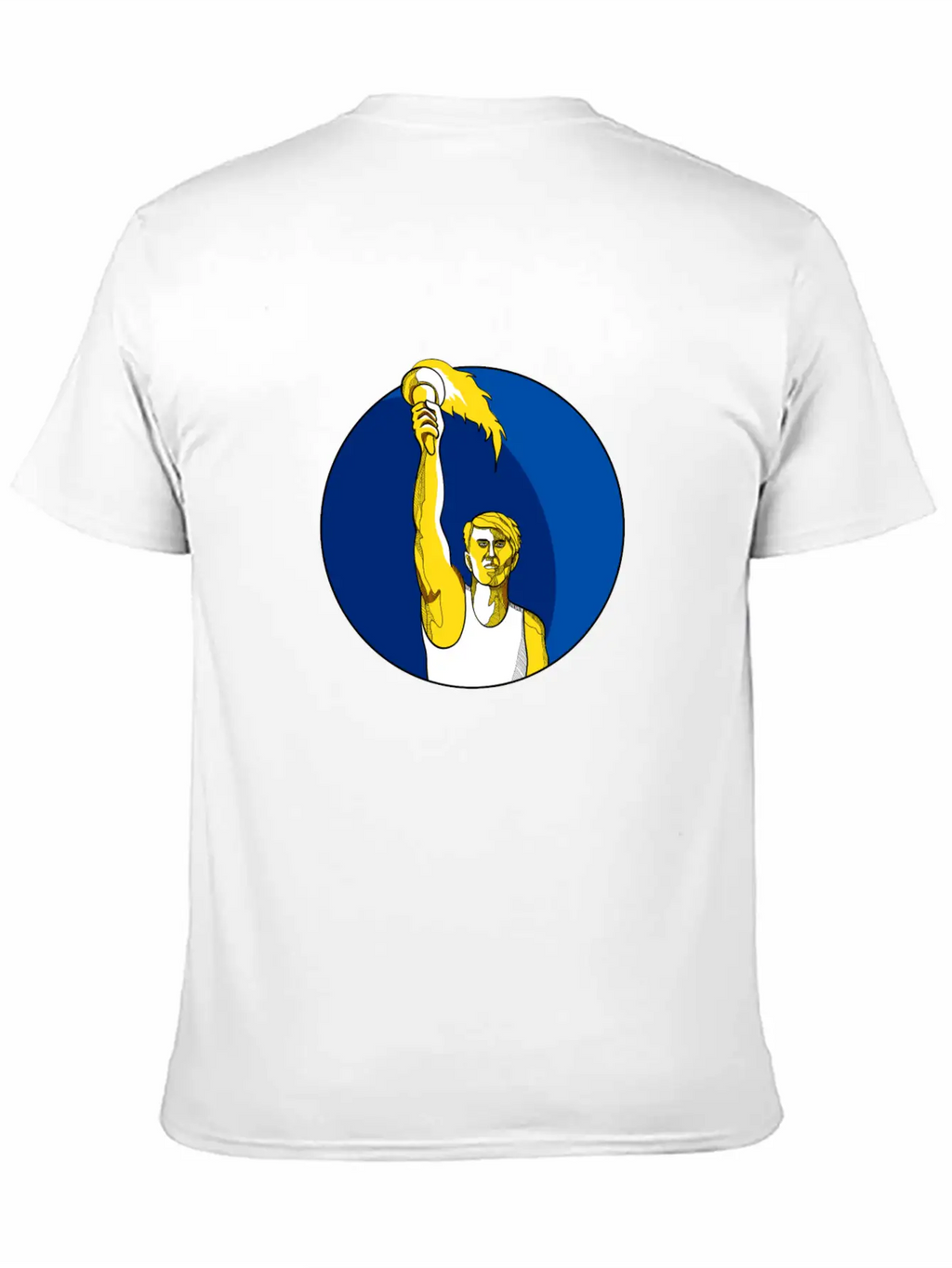 Athlete With Flaming Relaxed Everyday Tee – Lightweight And Durable Cotton