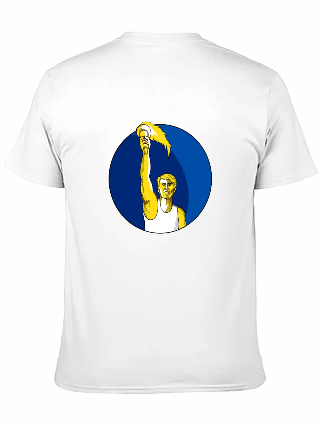 Athlete With Flaming Relaxed Everyday Tee – Lightweight And Durable Cotton