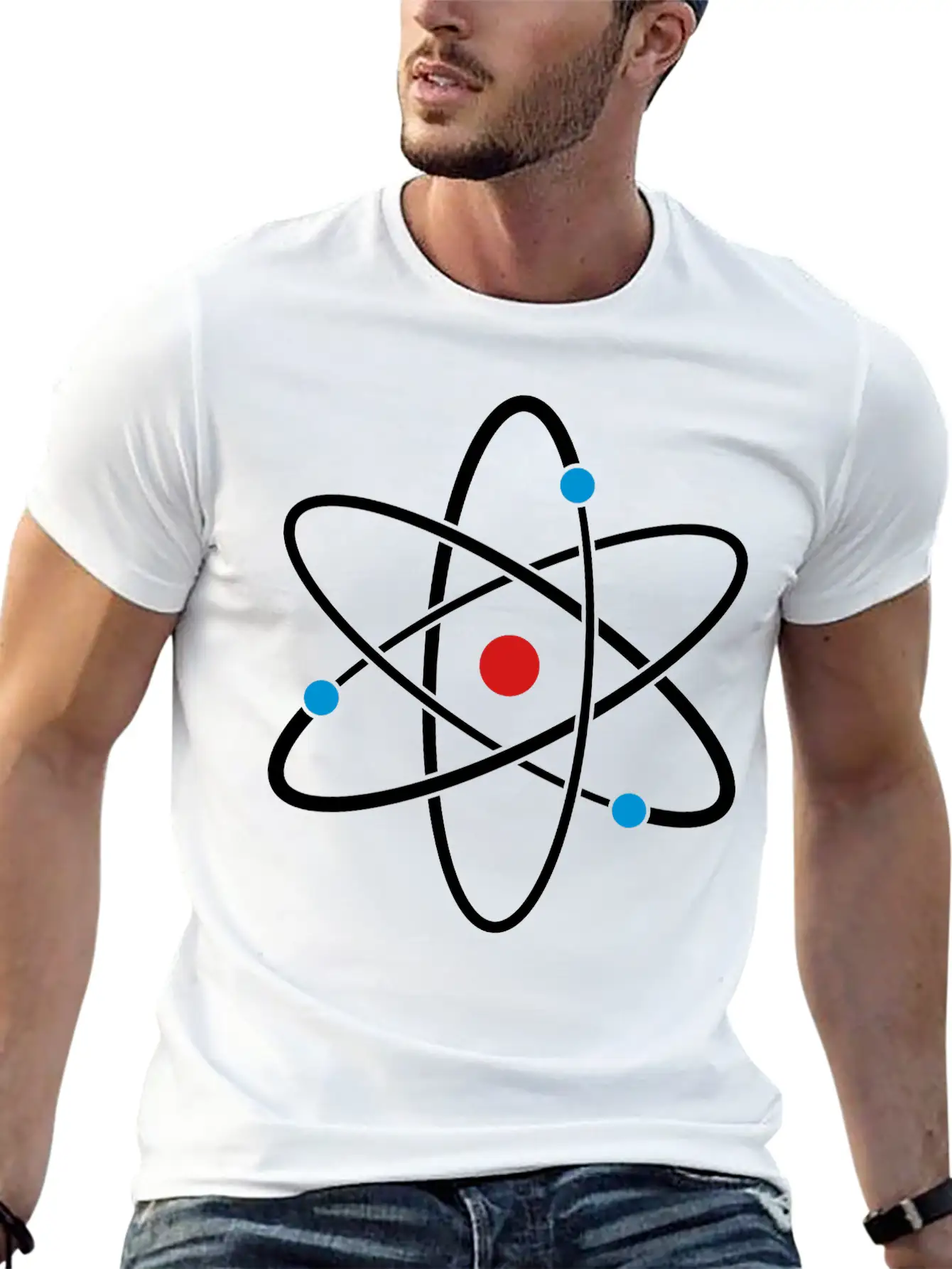 Atom Basic Graphic T-Shirt – Daily Comfort In Soft Cotton