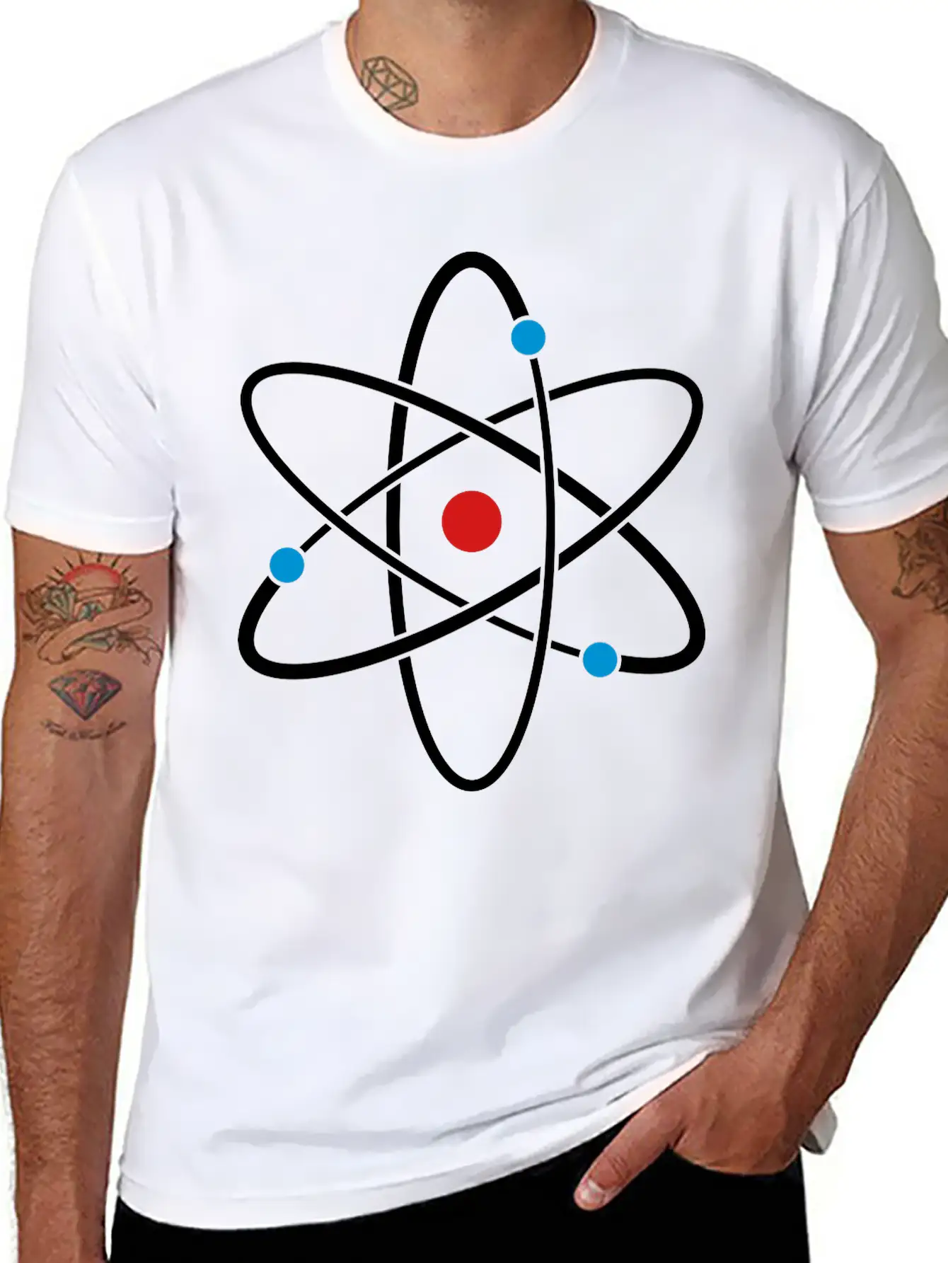 Atom Basic Graphic T-Shirt – Daily Comfort In Soft Cotton