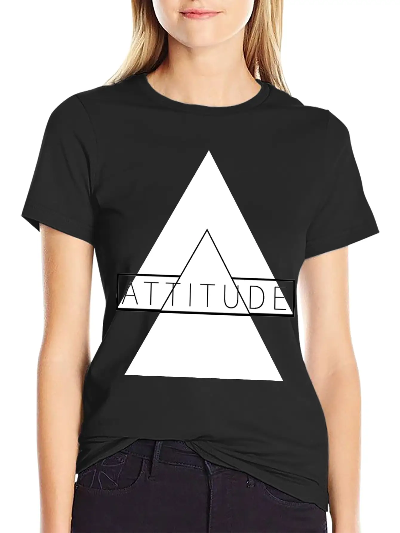 ATTITUDE HIGH, ATTITUDE UP, Personality T Shirt Breathable Graphic T-Shirt – Perfect For Casual Days