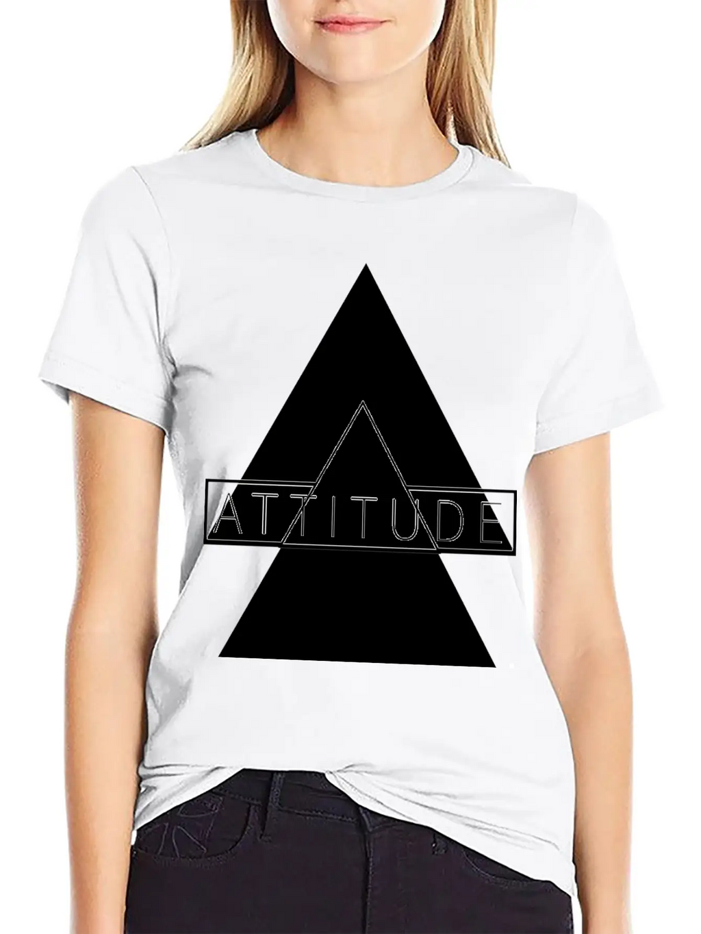 ATTITUDE HIGH, ATTITUDE UP, Personality T Shirt Breathable Graphic T-Shirt – Perfect For Casual Days