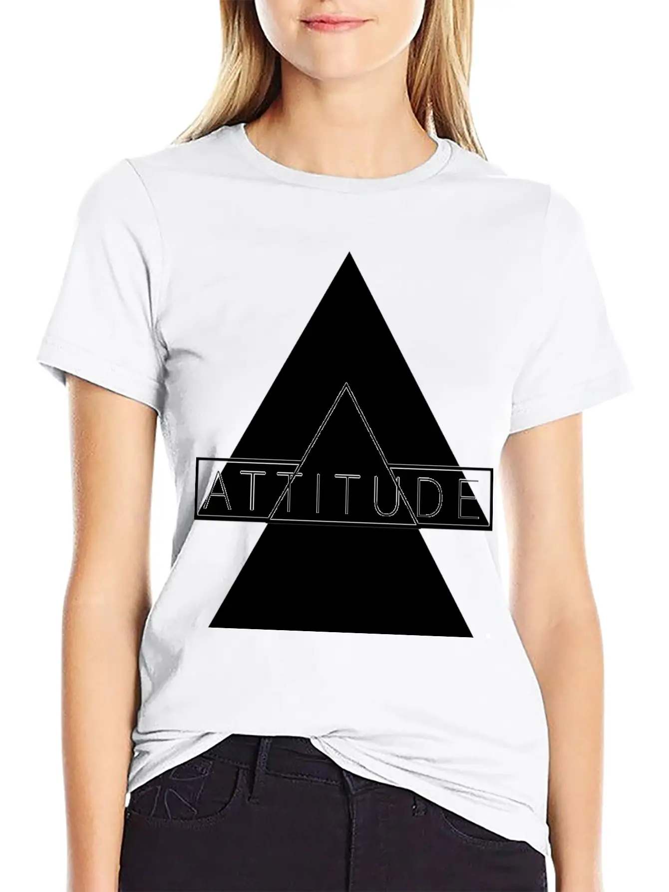 ATTITUDE HIGH, ATTITUDE UP, Personality T Shirt Breathable Graphic T-Shirt – Perfect For Casual Days