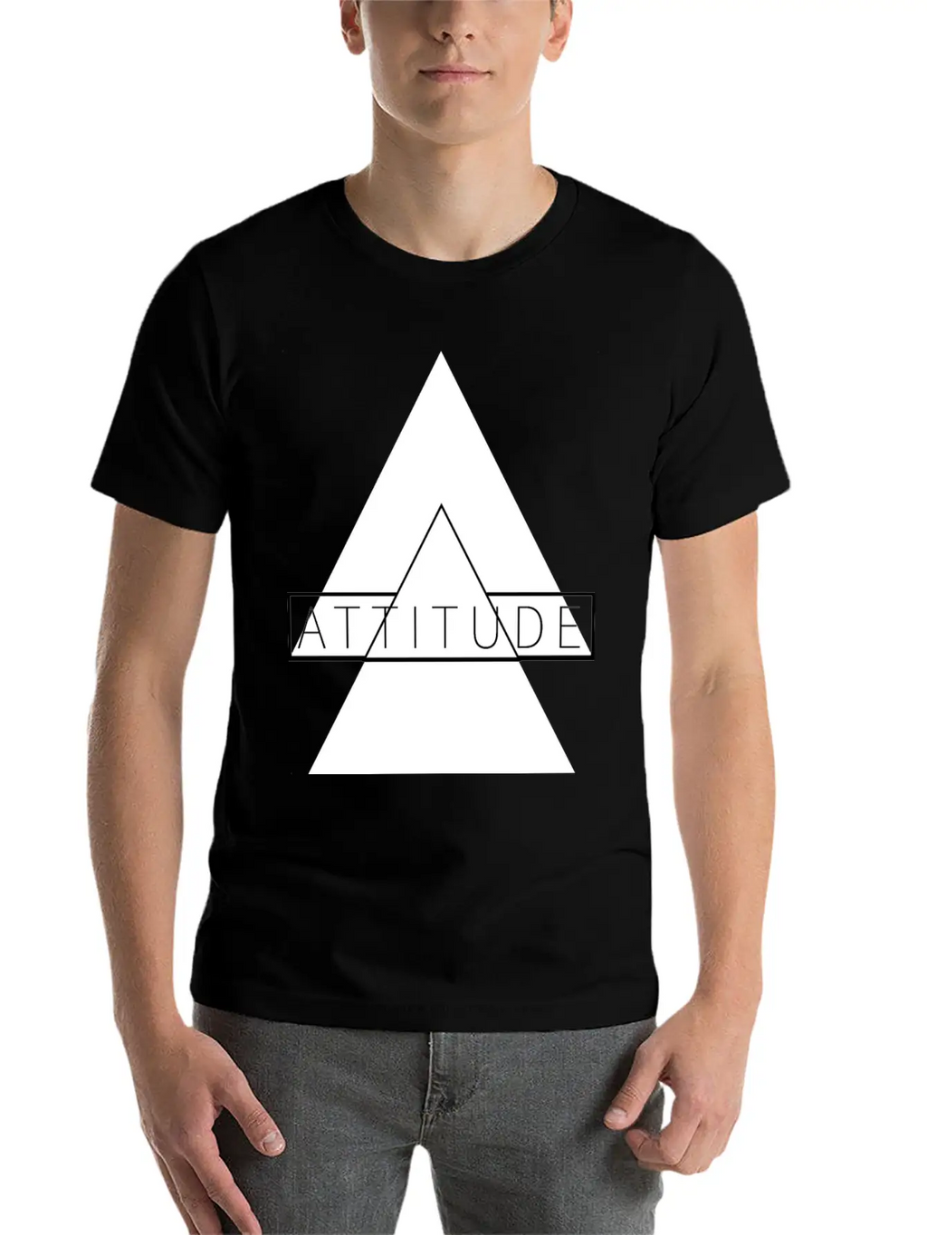 ATTITUDE HIGH, ATTITUDE UP, Personality T Shirt Breathable Graphic T-Shirt – Perfect For Casual Days