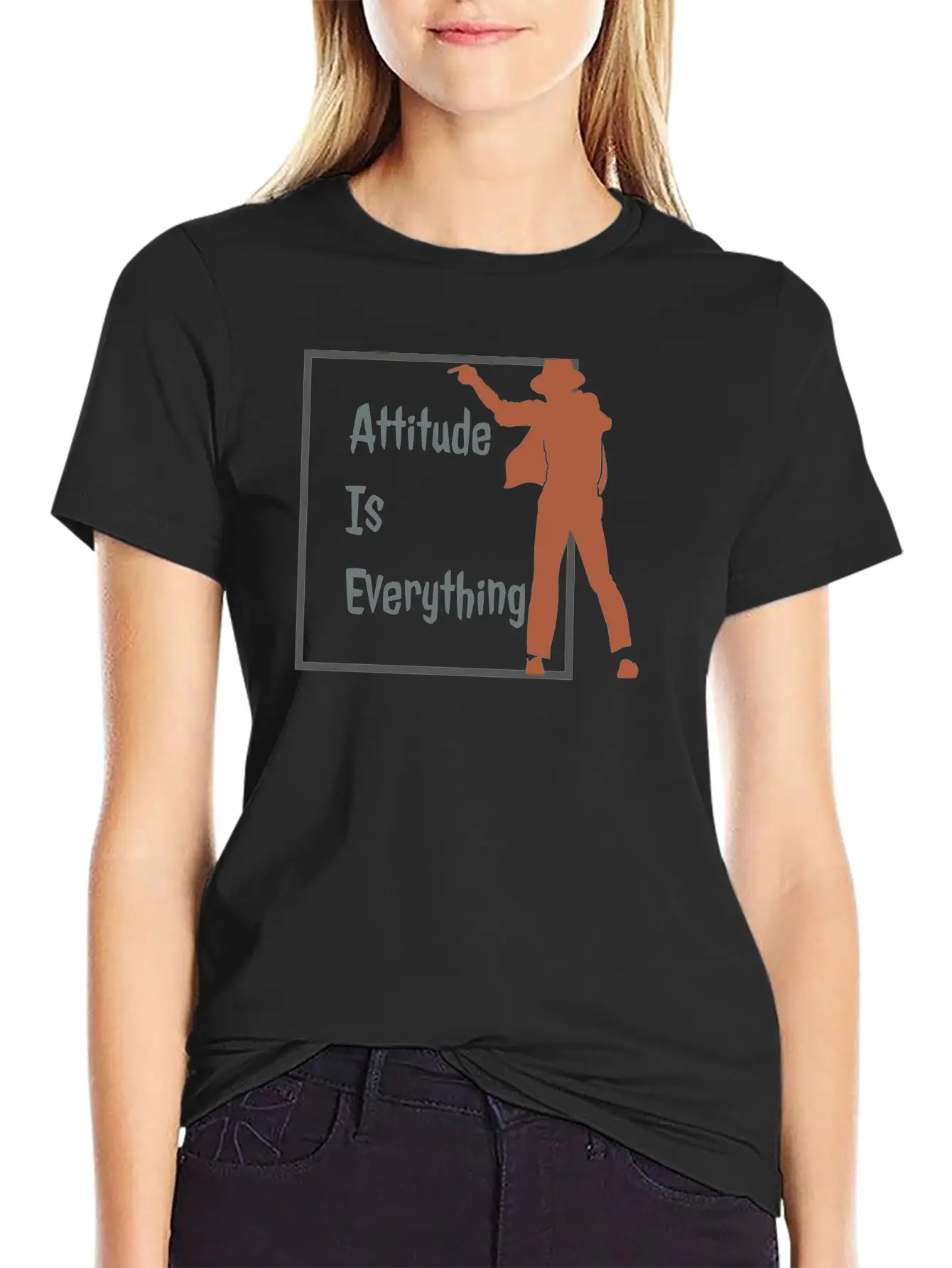 ATTITUDE IS EVERYTHING Stylish Everyday T-Shirt – Unisex Basic Cotton Tee