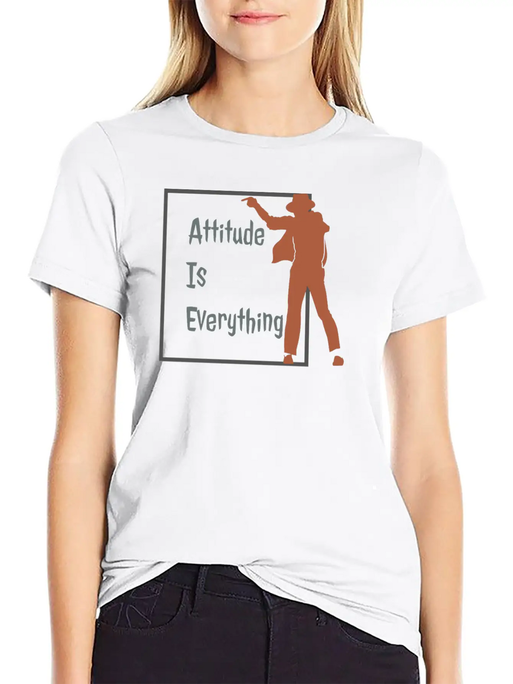 ATTITUDE IS EVERYTHING Stylish Everyday T-Shirt – Unisex Basic Cotton Tee