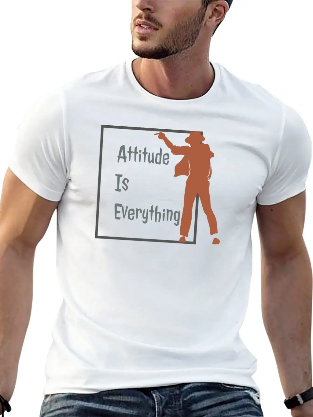 ATTITUDE IS EVERYTHING Stylish Everyday T-Shirt – Unisex Basic Cotton Tee