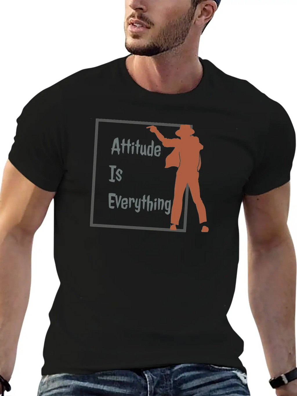 ATTITUDE IS EVERYTHING Stylish Everyday T-Shirt – Unisex Basic Cotton Tee