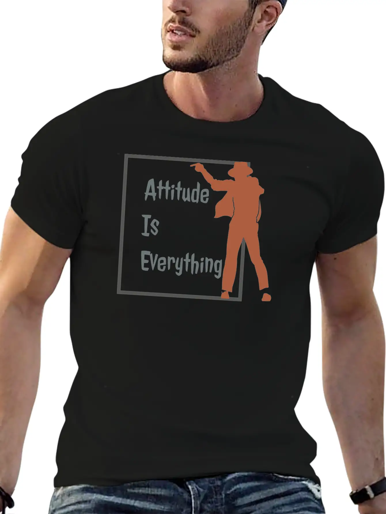 ATTITUDE IS EVERYTHING Stylish Everyday T-Shirt – Unisex Basic Cotton Tee