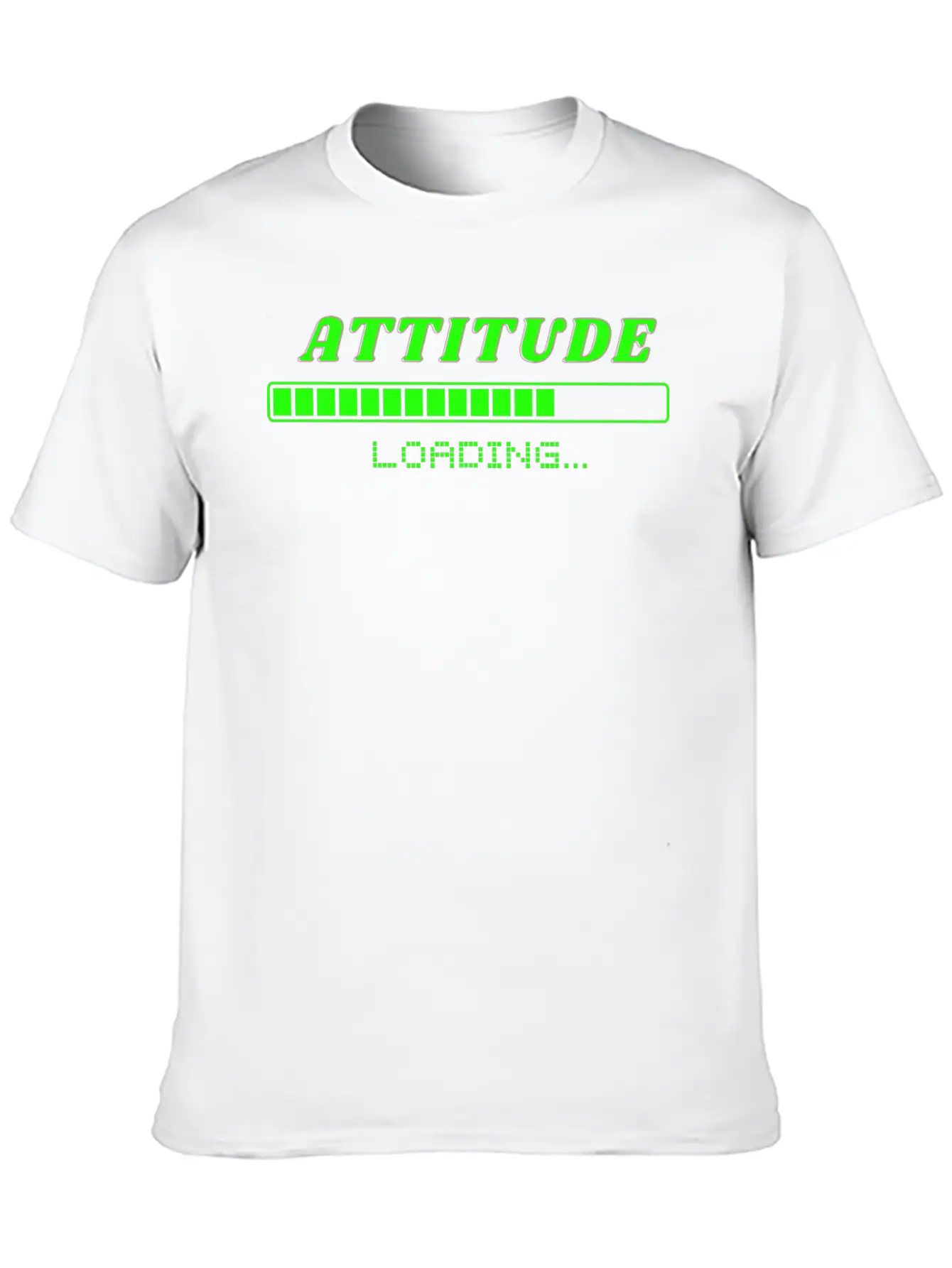 Attitude Loading Breathable Soft Cotton T-Shirt – Timeless Casual Look