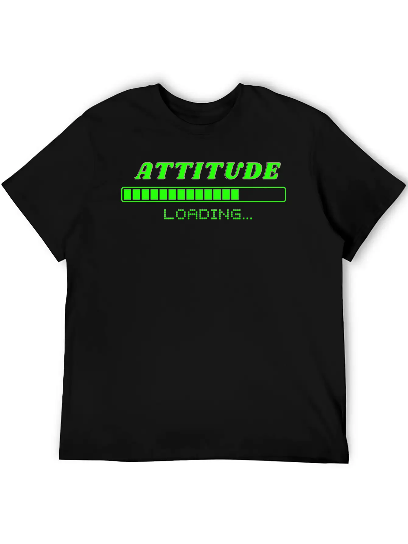 Attitude Loading Breathable Soft Cotton T-Shirt – Timeless Casual Look
