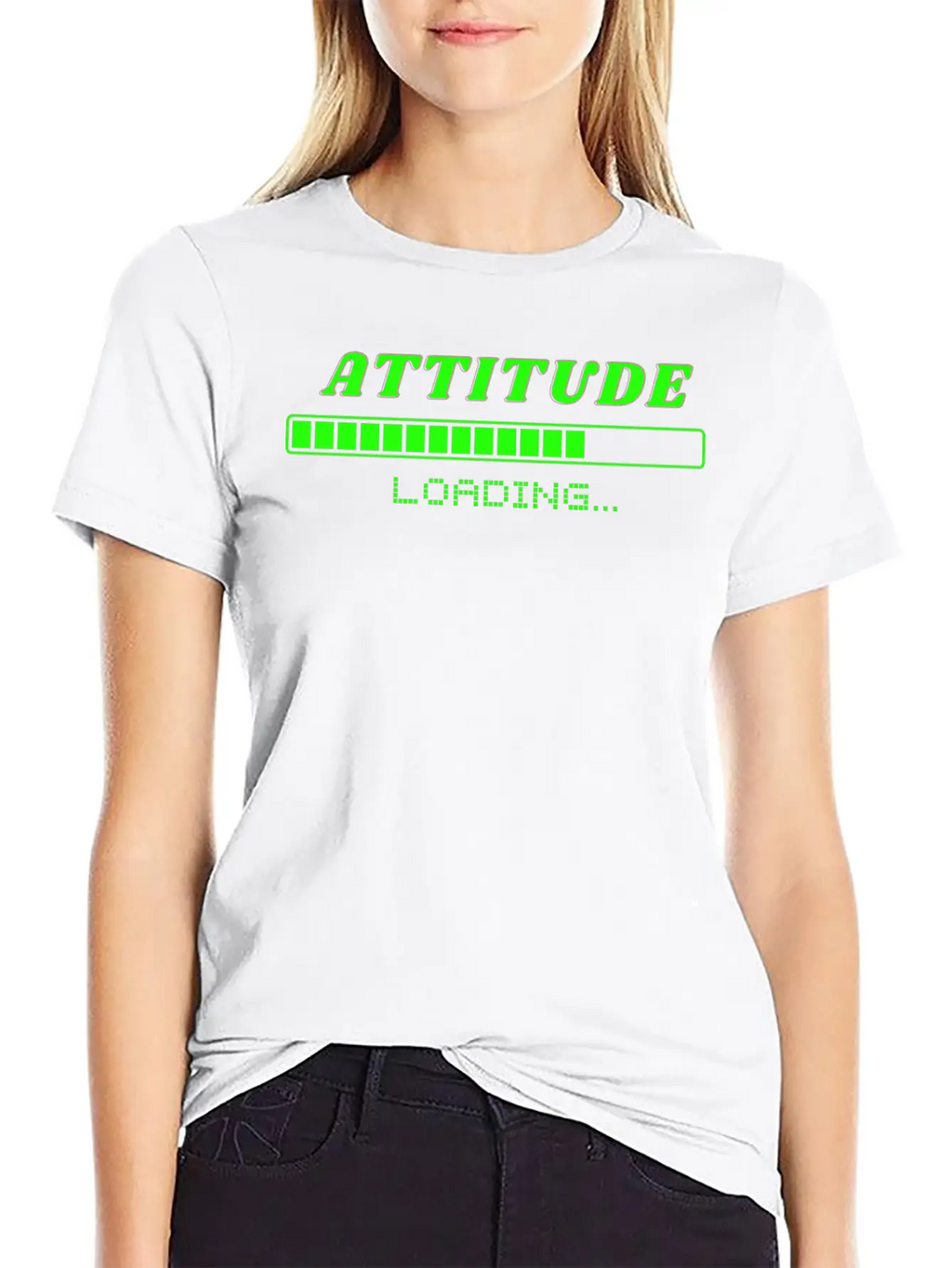 Attitude Loading Breathable Soft Cotton T-Shirt – Timeless Casual Look