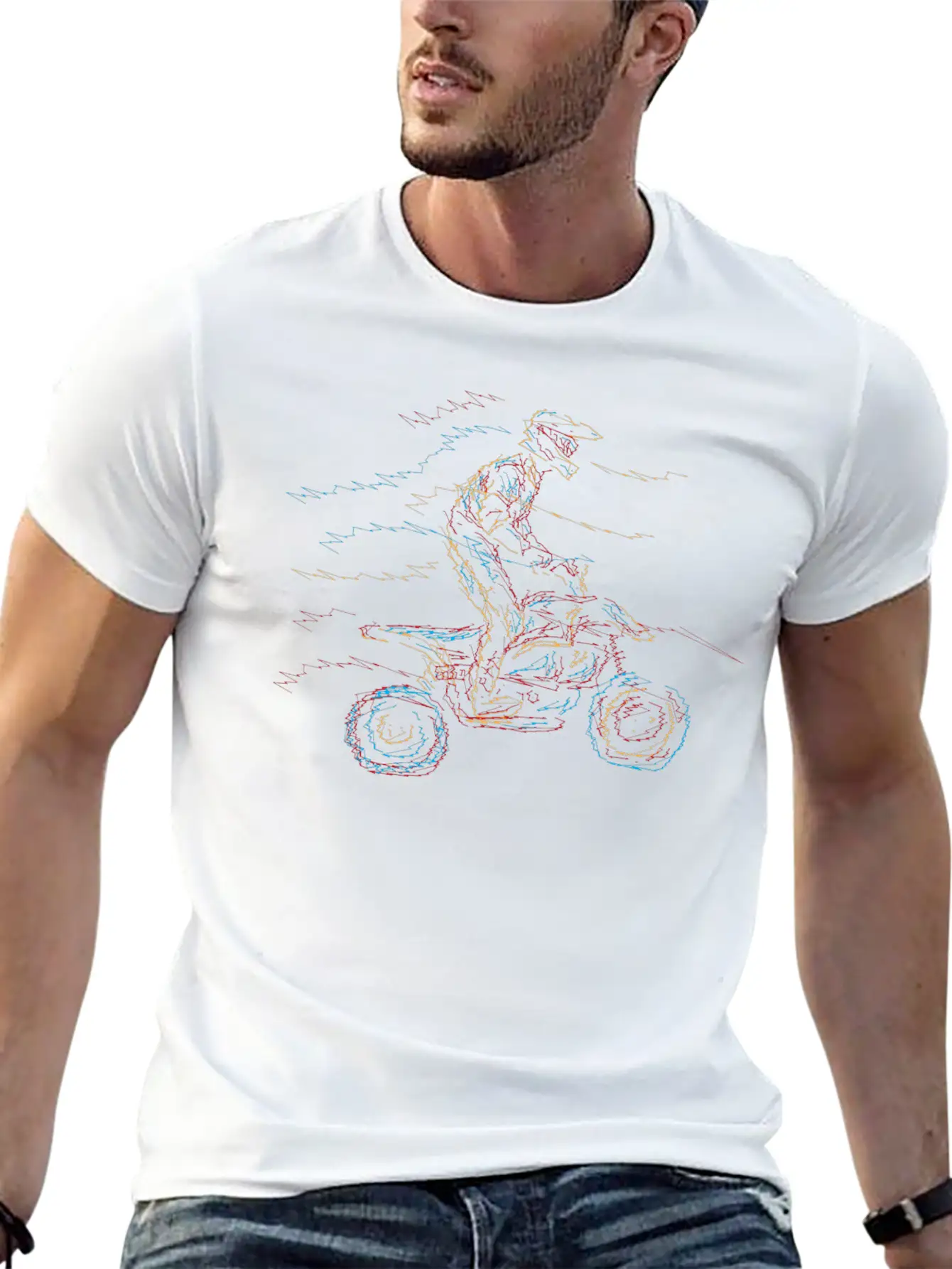 ATV Rider Competitive Person Gift Timeless Short Sleeve Tee – Comfy And Minimalist Design