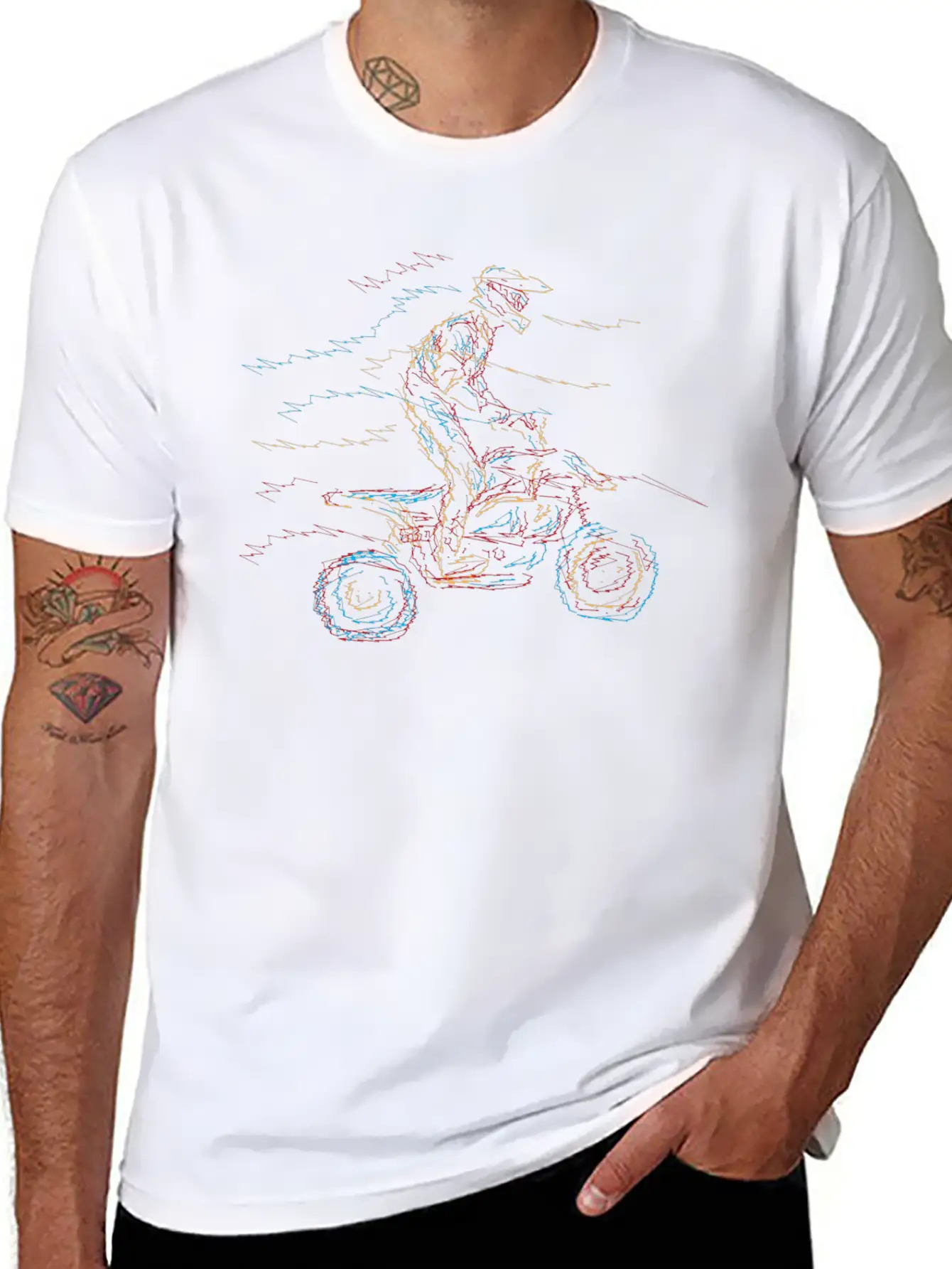 ATV Rider Competitive Person Gift Timeless Short Sleeve Tee – Comfy And Minimalist Design