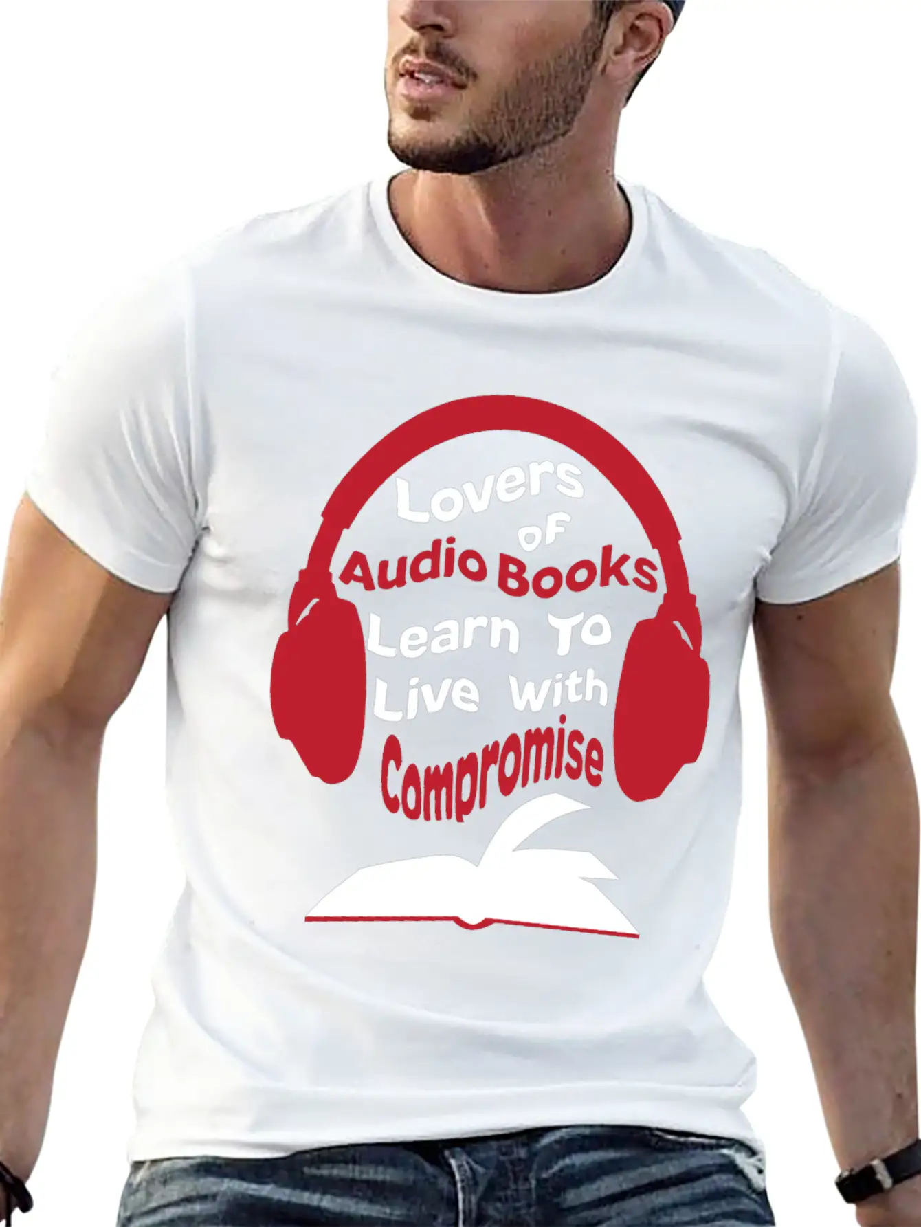 Audio Books Lovers Learning Gift Idea Basic Graphic T-Shirt – Daily Comfort In Soft Cotton