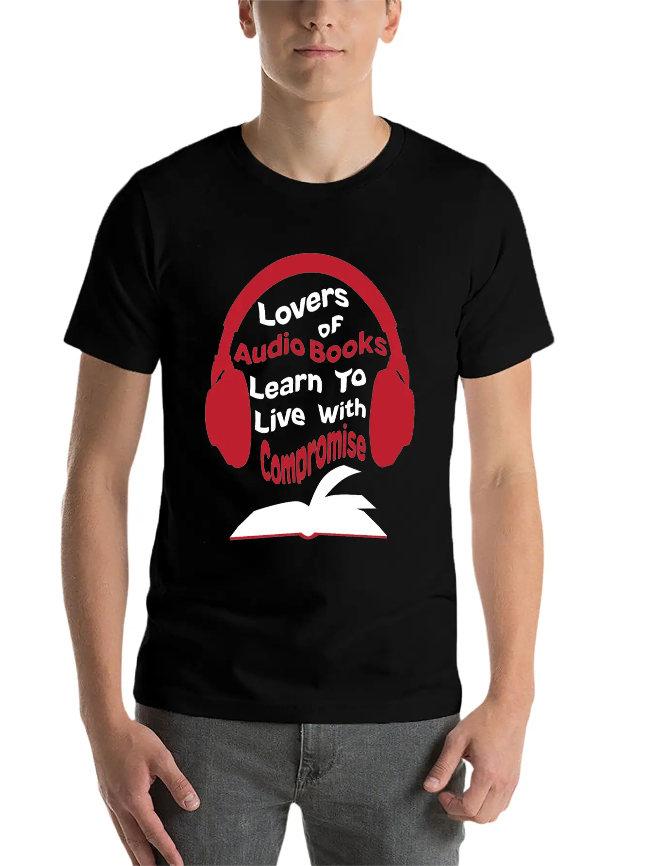 Audio Books Lovers Learning Gift Idea Basic Graphic T-Shirt – Daily Comfort In Soft Cotton