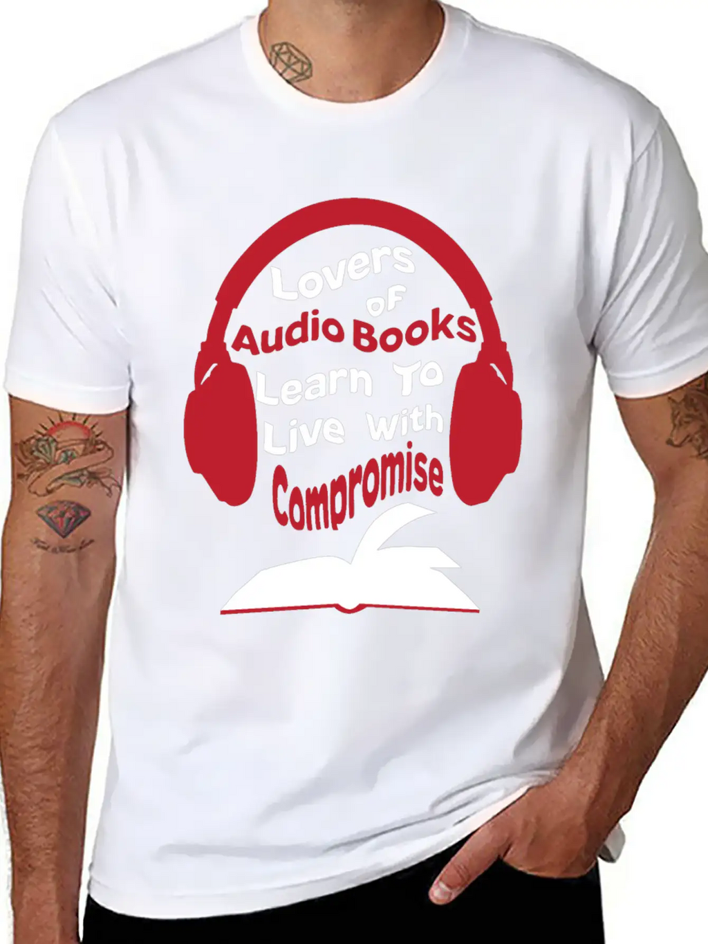 Audio Books Lovers Learning Gift Idea Basic Graphic T-Shirt – Daily Comfort In Soft Cotton