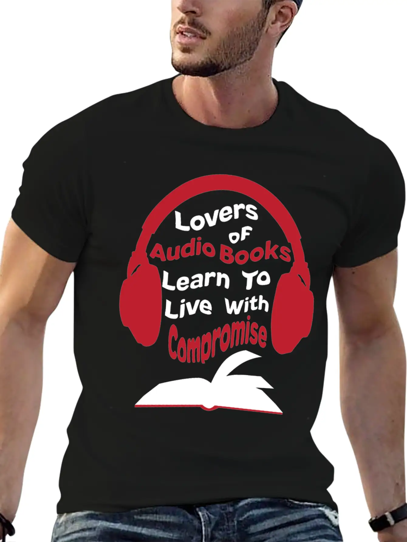Audio Books Lovers Learning Gift Idea Basic Graphic T-Shirt – Daily Comfort In Soft Cotton