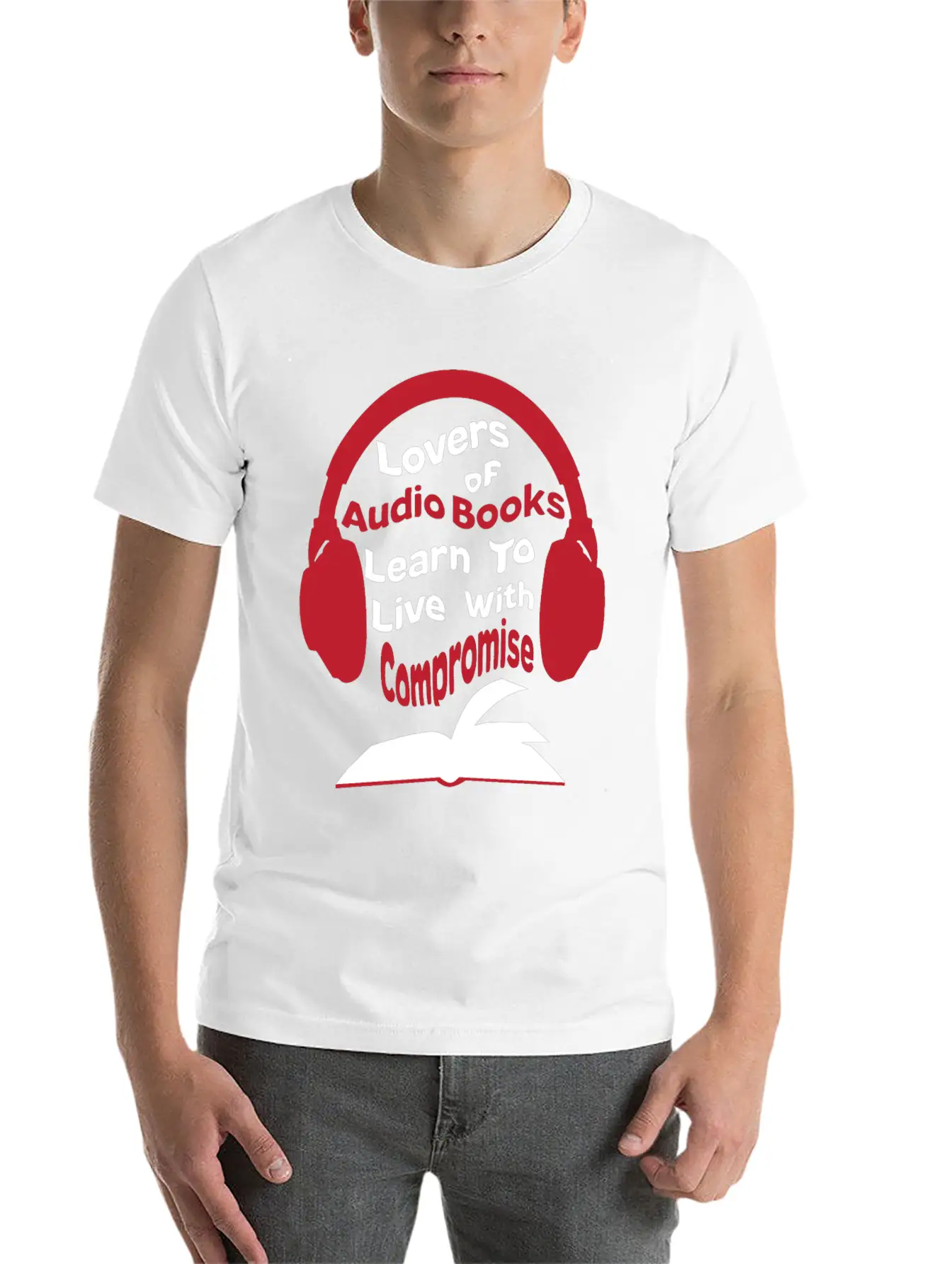Audio Books Lovers Learning Gift Idea Basic Graphic T-Shirt – Daily Comfort In Soft Cotton