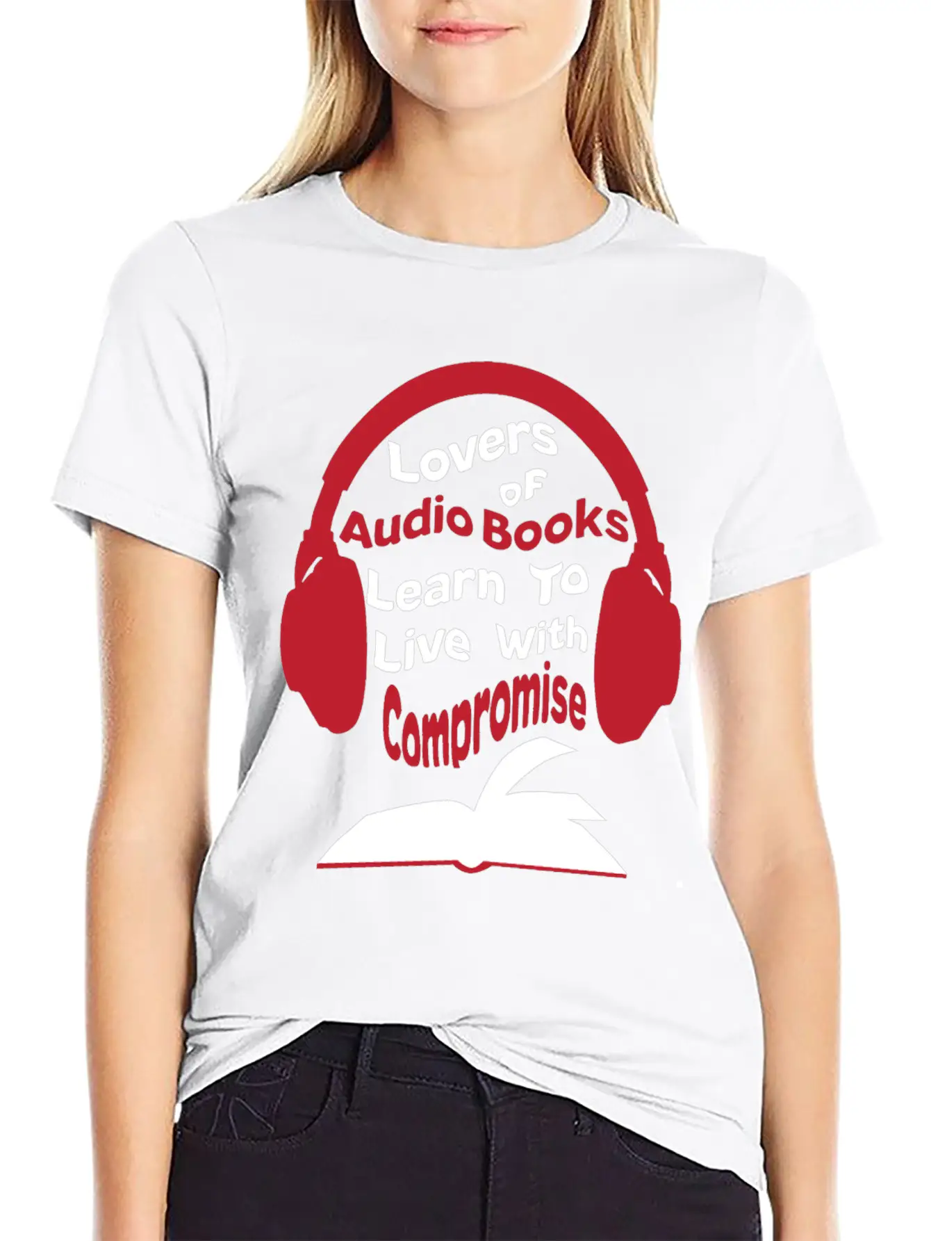 Audio Books Lovers Learning Gift Idea Basic Graphic T-Shirt – Daily Comfort In Soft Cotton