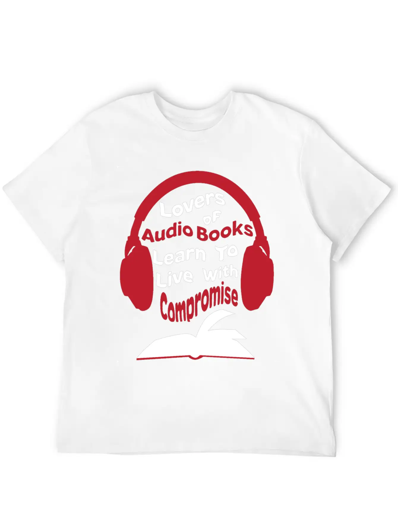 Audio Books Lovers Learning Gift Idea Basic Graphic T-Shirt – Daily Comfort In Soft Cotton