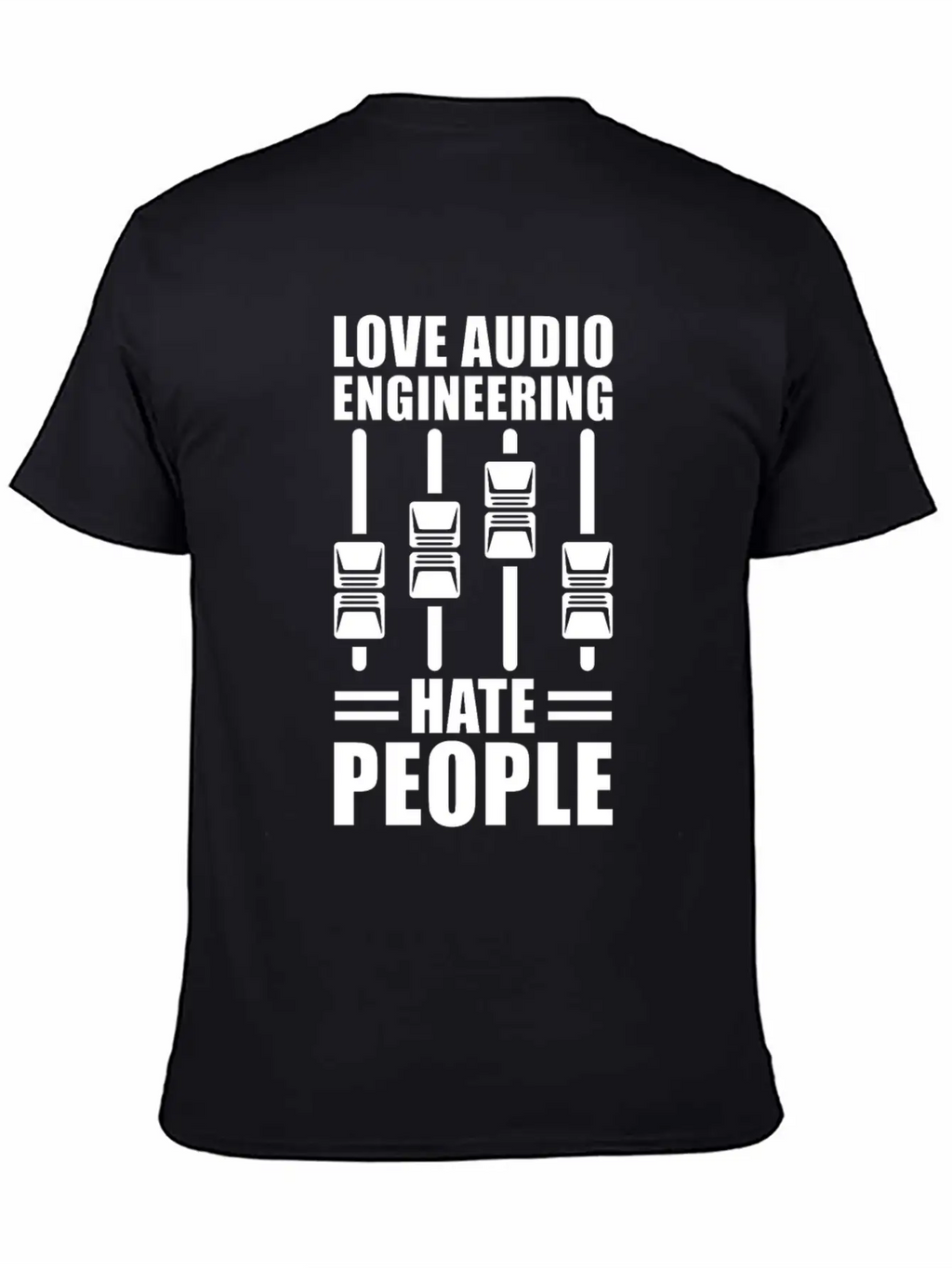 Audio Engineer Sound Technician Gift Stylish Everyday T-Shirt – Unisex Basic Cotton Tee