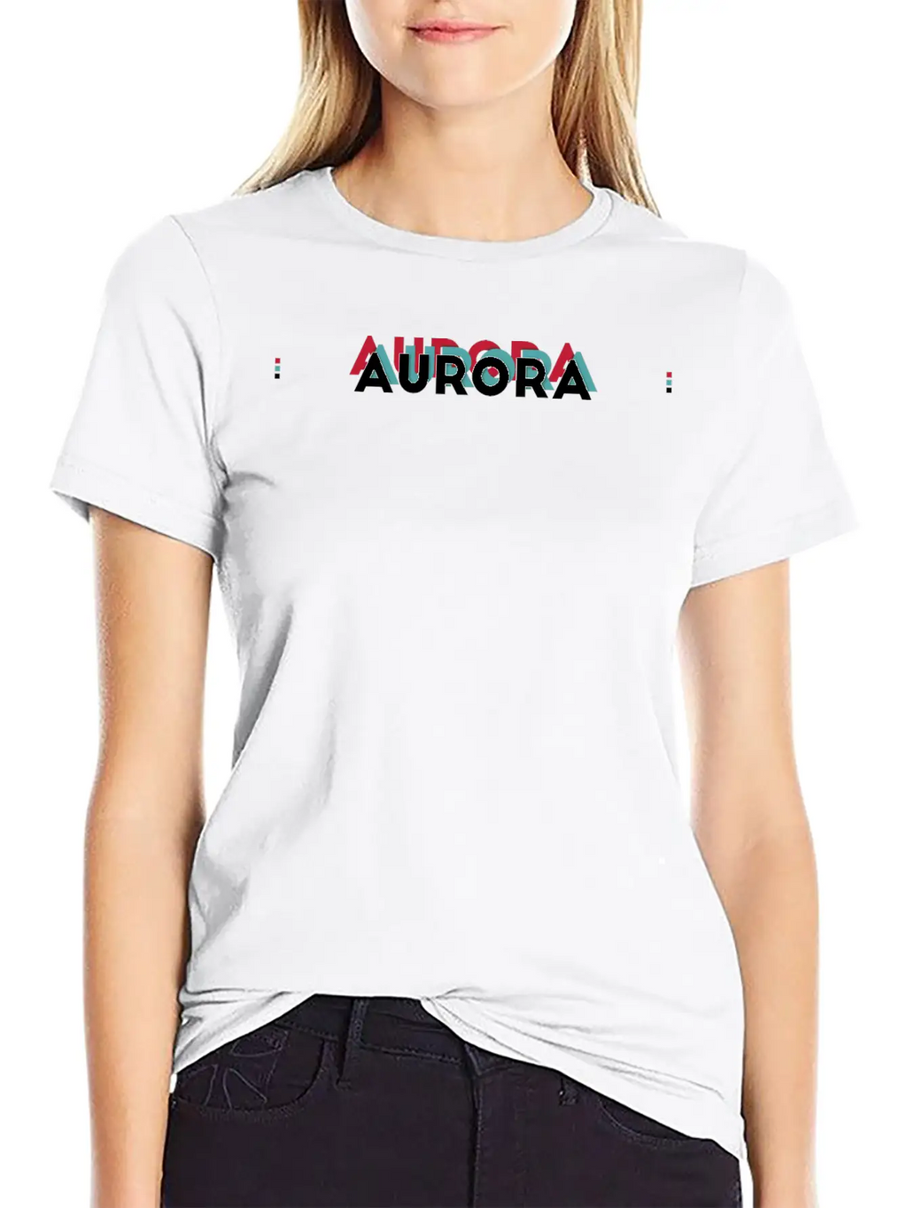 Aurora Name - Funny Name Aurora 80s Theme Basic Graphic T-Shirt – Daily Comfort In Soft Cotton